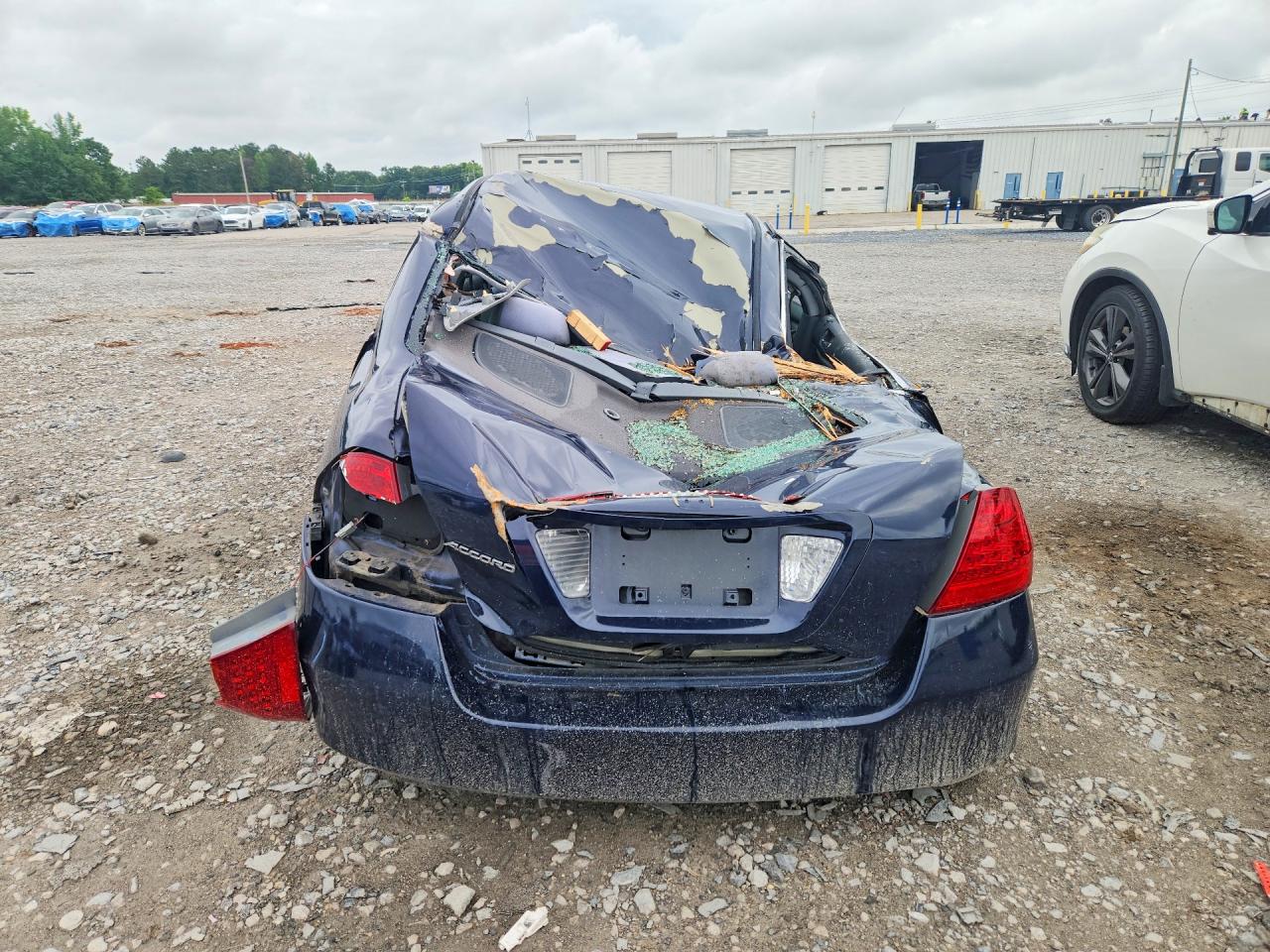 2007 Honda Accord Se Blue vin: 1HGCM56357A079526