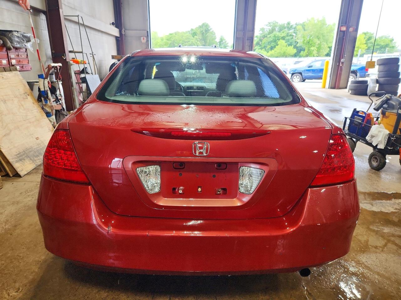 2007 Honda Accord Se Burgundy vin: 1HGCM56357A148750