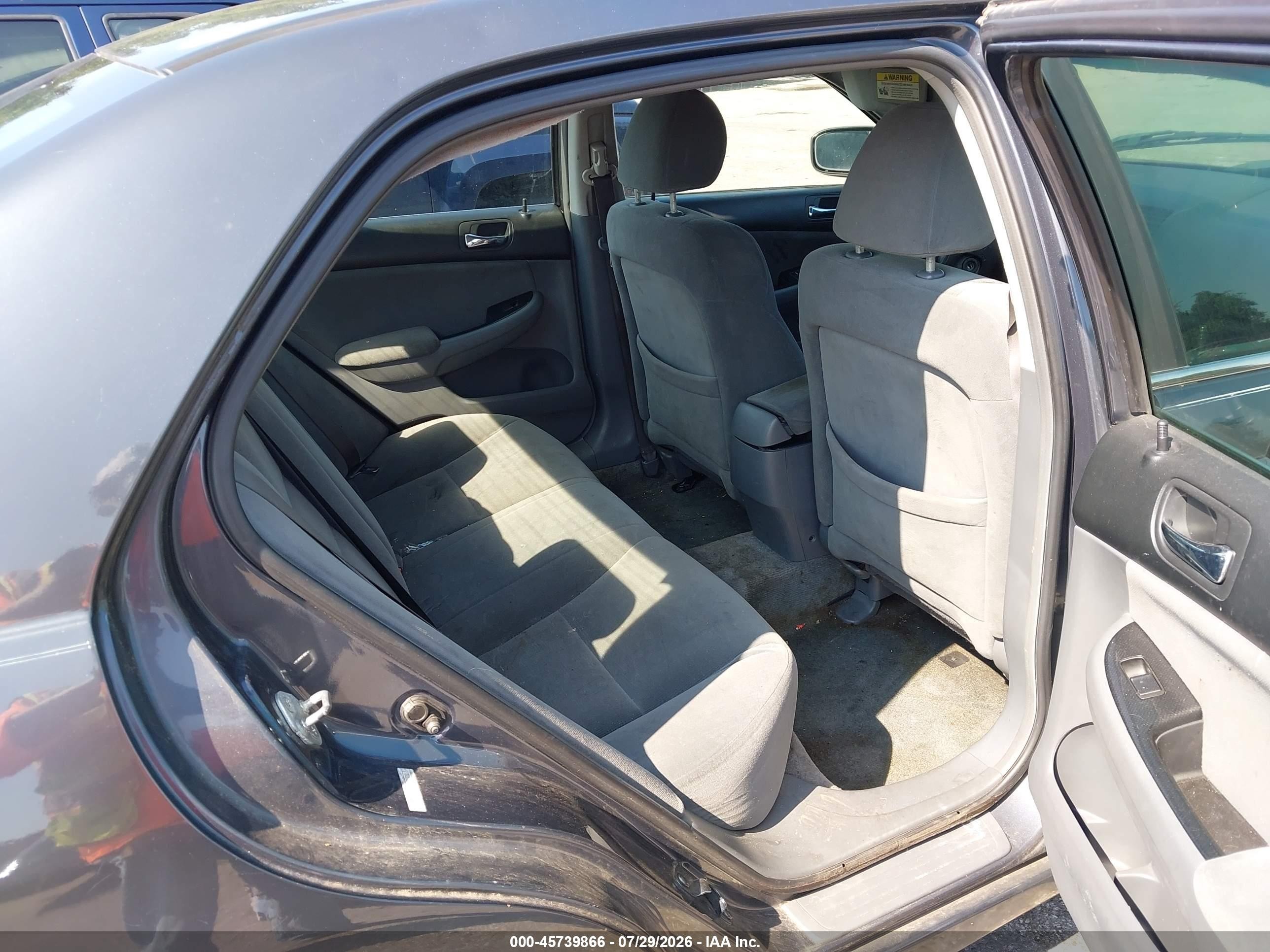 2007 Honda Accord 2.4 Se Gray vin: 1HGCM56357A204928