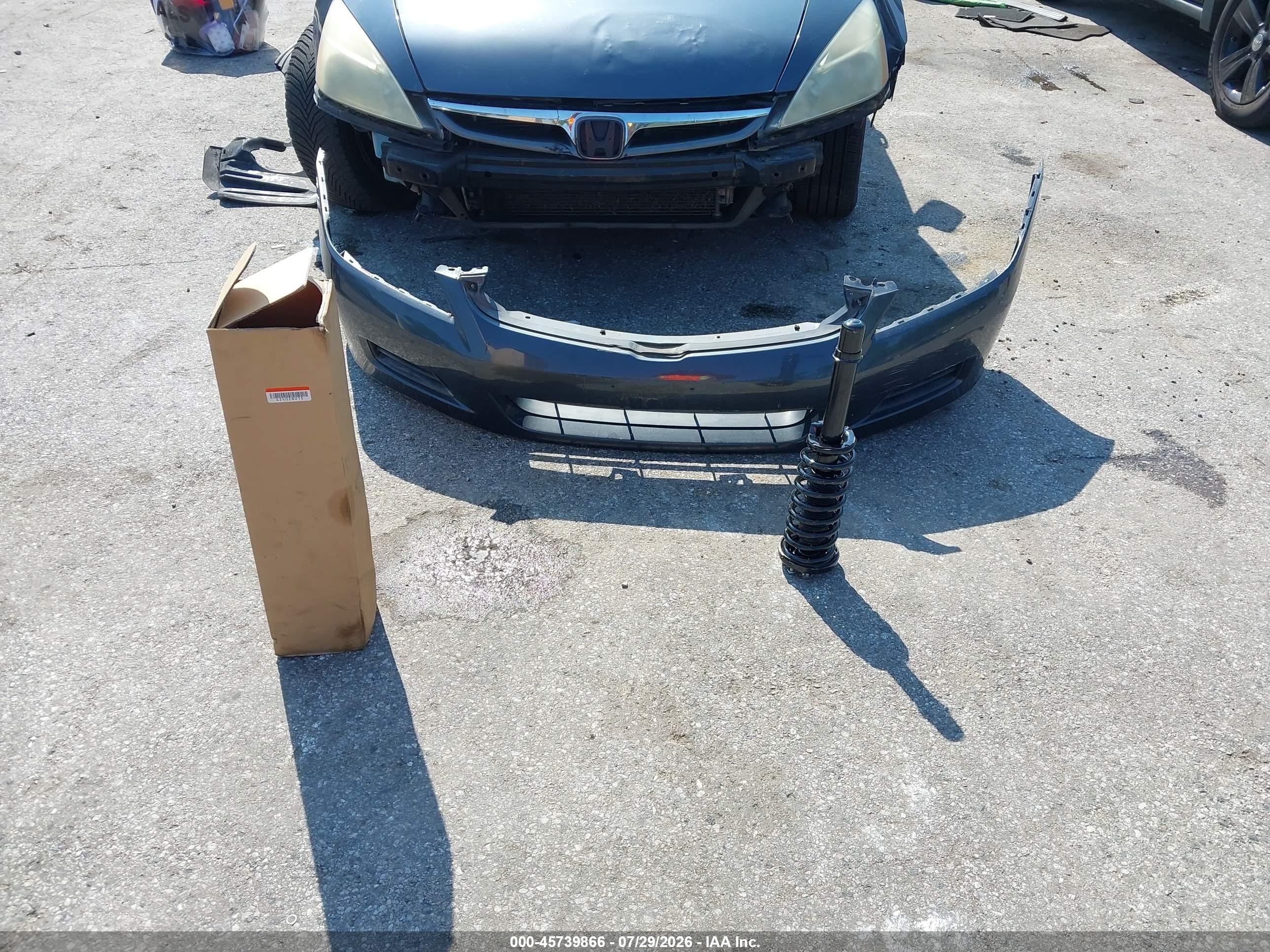 2007 Honda Accord 2.4 Se Gray vin: 1HGCM56357A204928