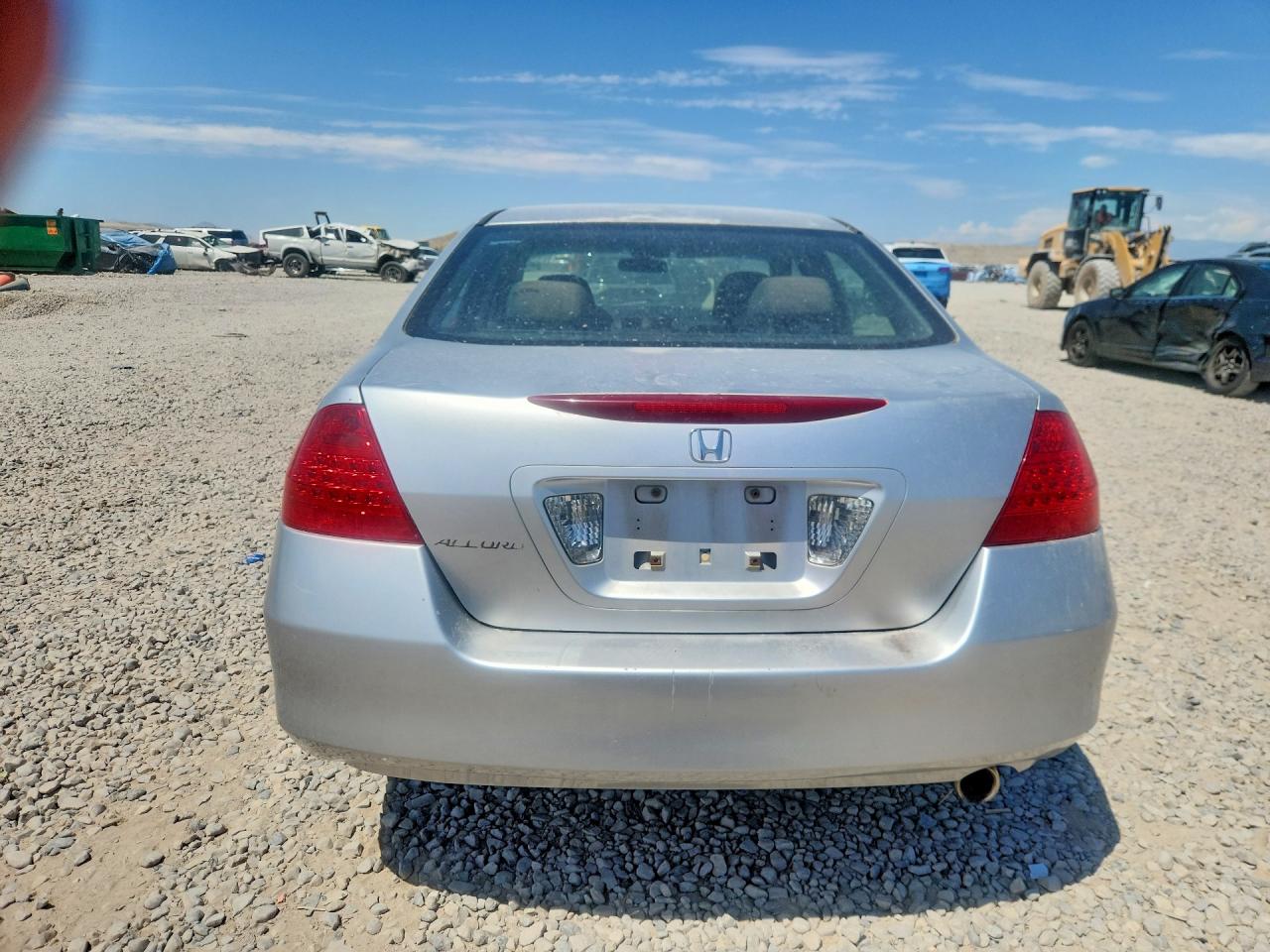 2007 Honda Accord Se Silver vin: 1HGCM56357A209482