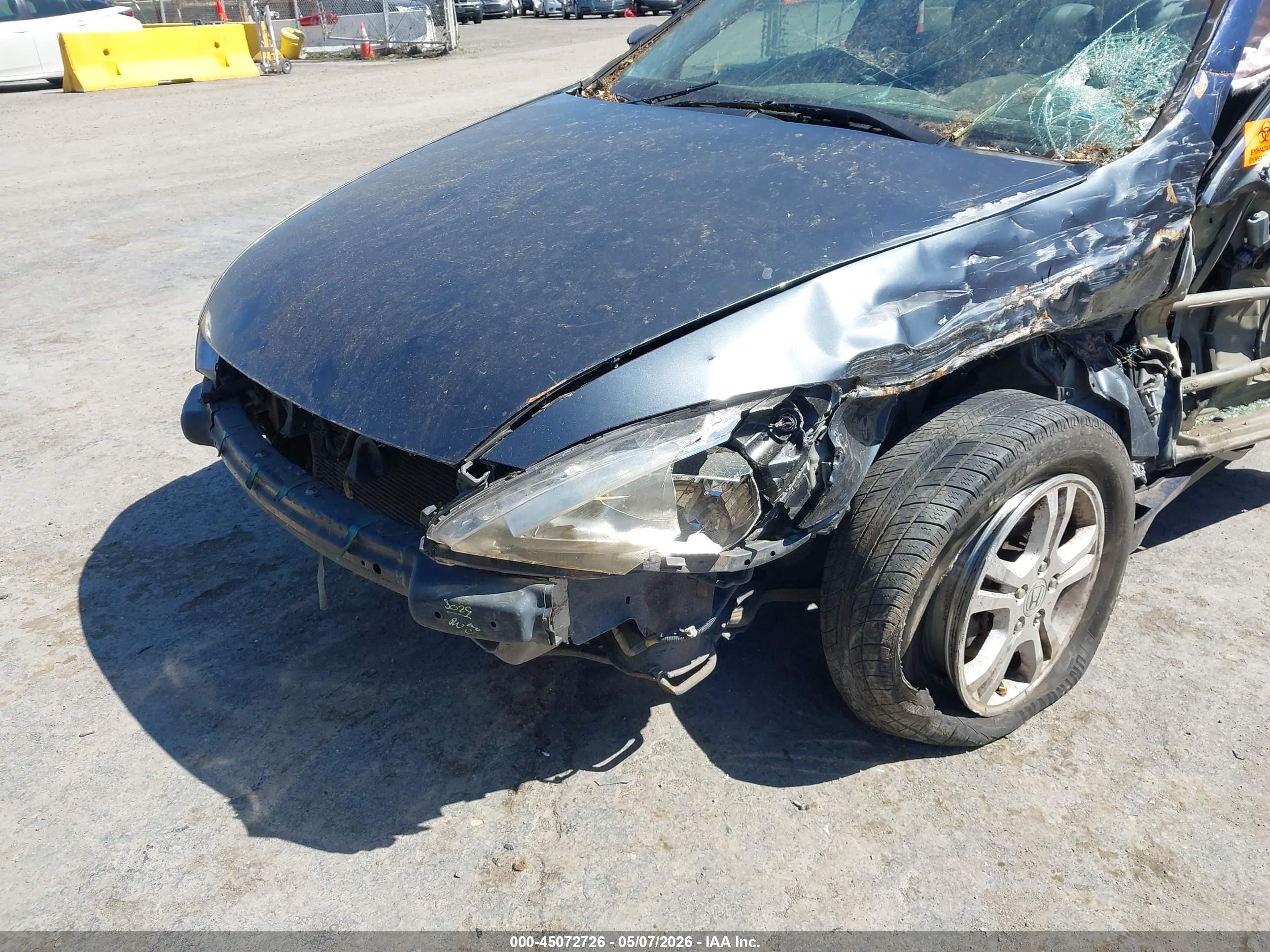 2007 Honda Accord 2.4 Se Blue vin: 1HGCM56357A224127