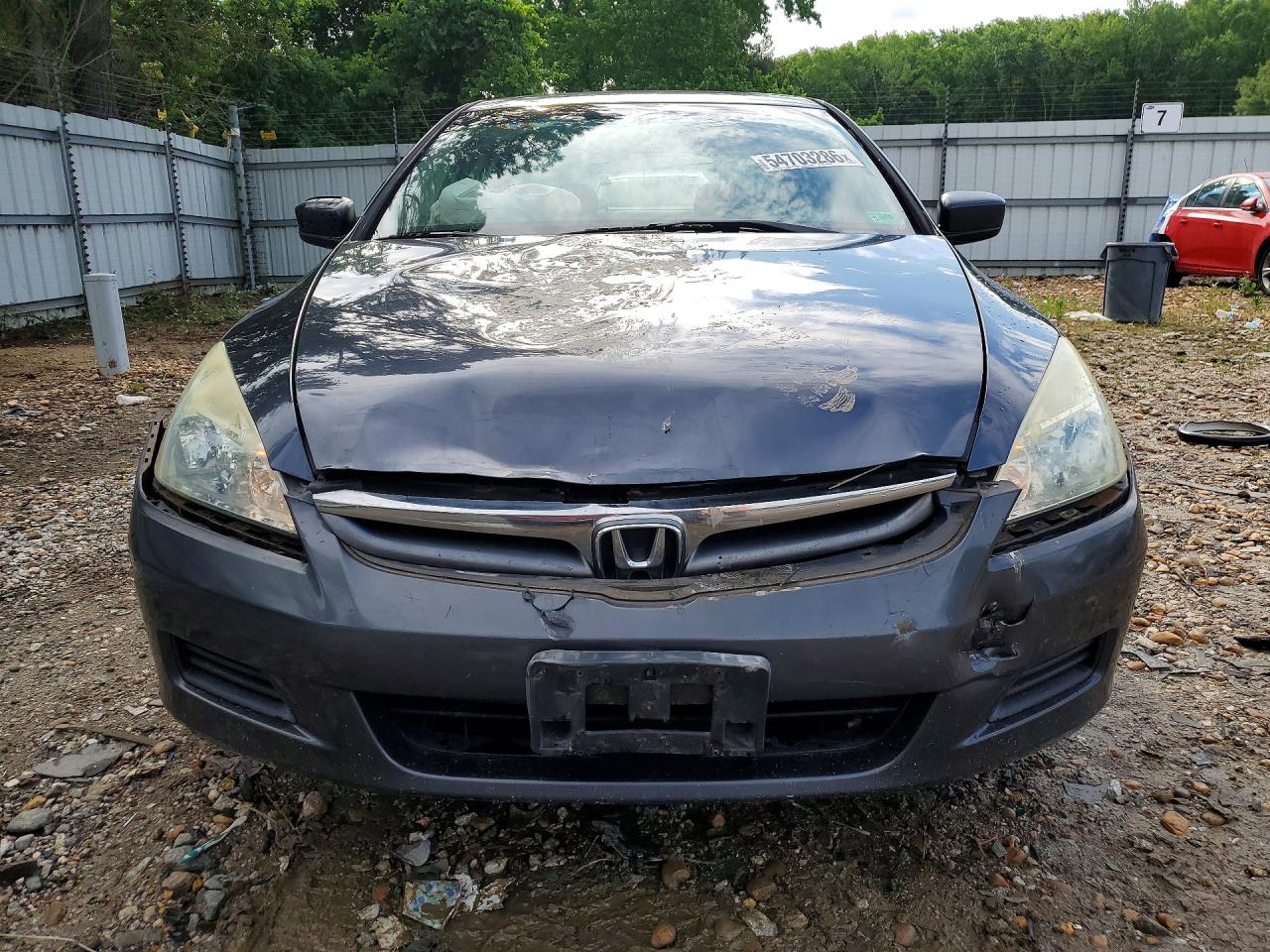 2007 Honda Accord Se Blue vin: 1HGCM56357A228341