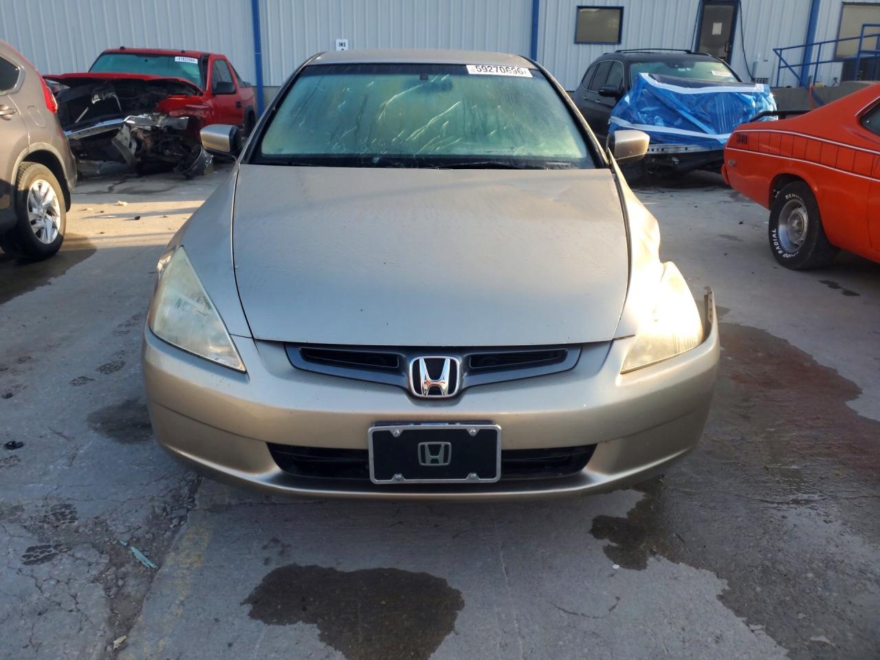 2003 Honda Accord Lx Beige vin: 1HGCM56363A017272