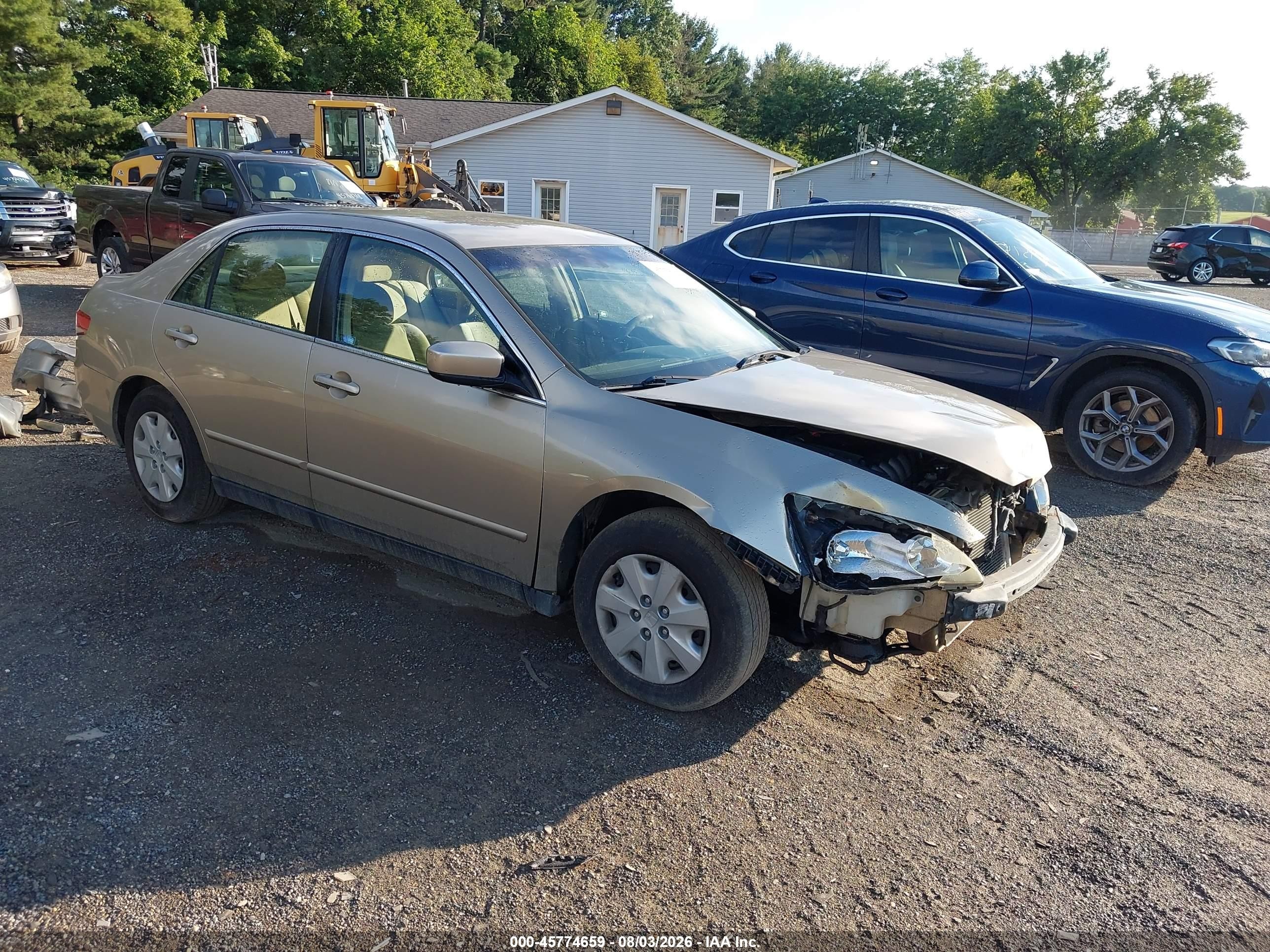 2003 Honda Accord Sdn Lx Gold vin: 1HGCM56363A056539