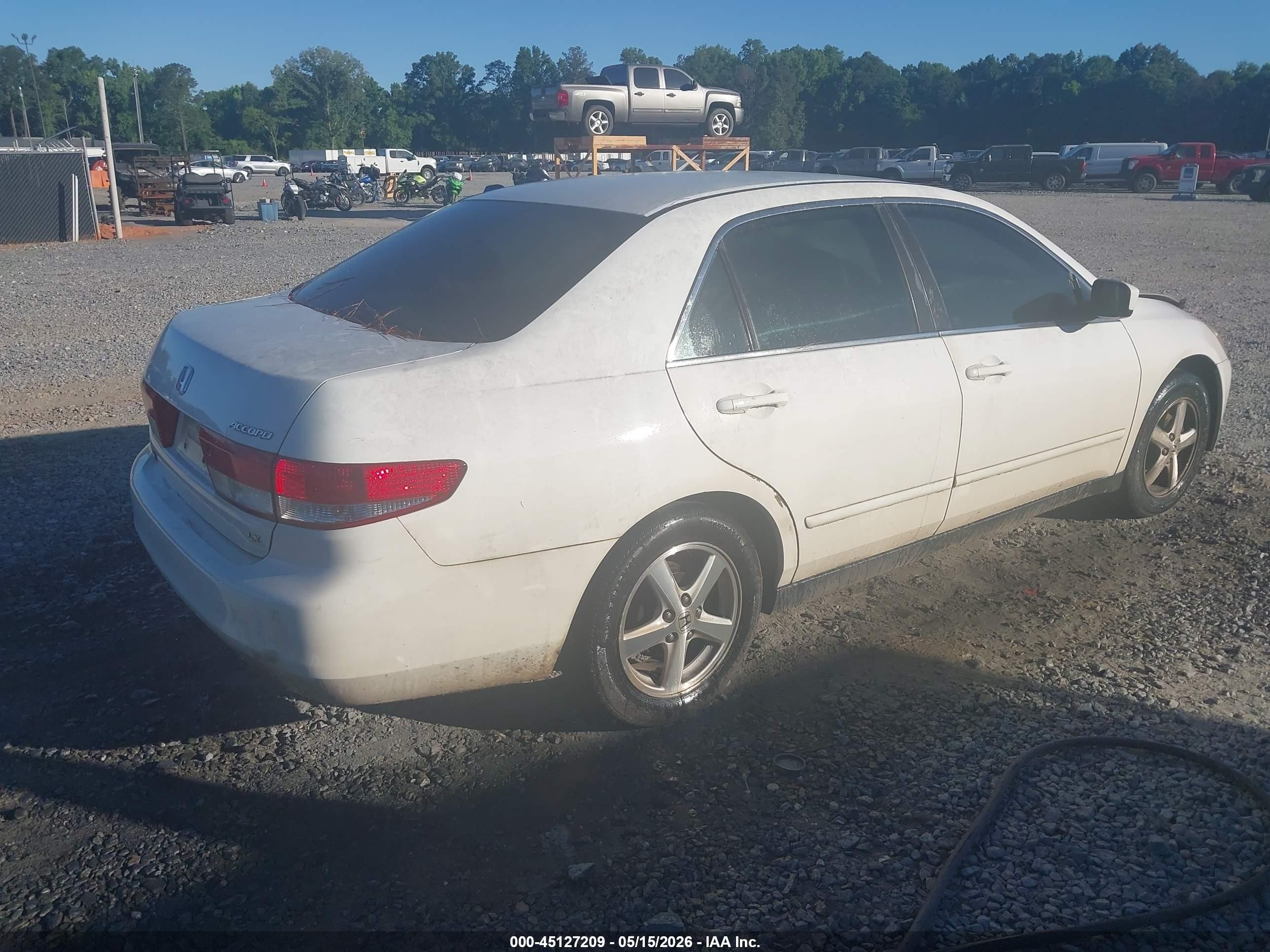 2003 Honda Accord 2.4 Lx Белый vin: 1HGCM56363A071056