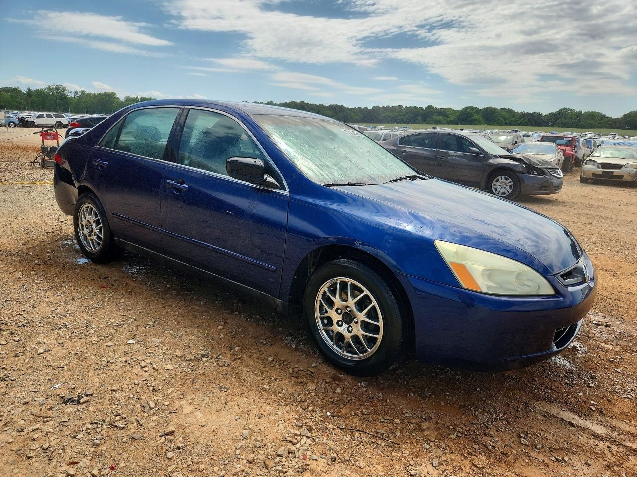 2003 Honda Accord Lx Blue vin: 1HGCM56363A076841