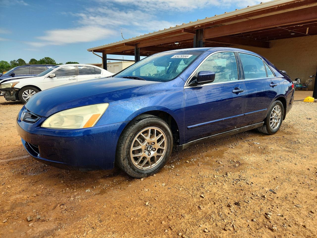 2003 Honda Accord Lx Синий vin: 1HGCM56363A076841