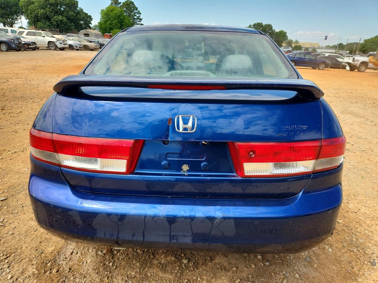 2003 Honda Accord Lx Blue vin: 1HGCM56363A076841