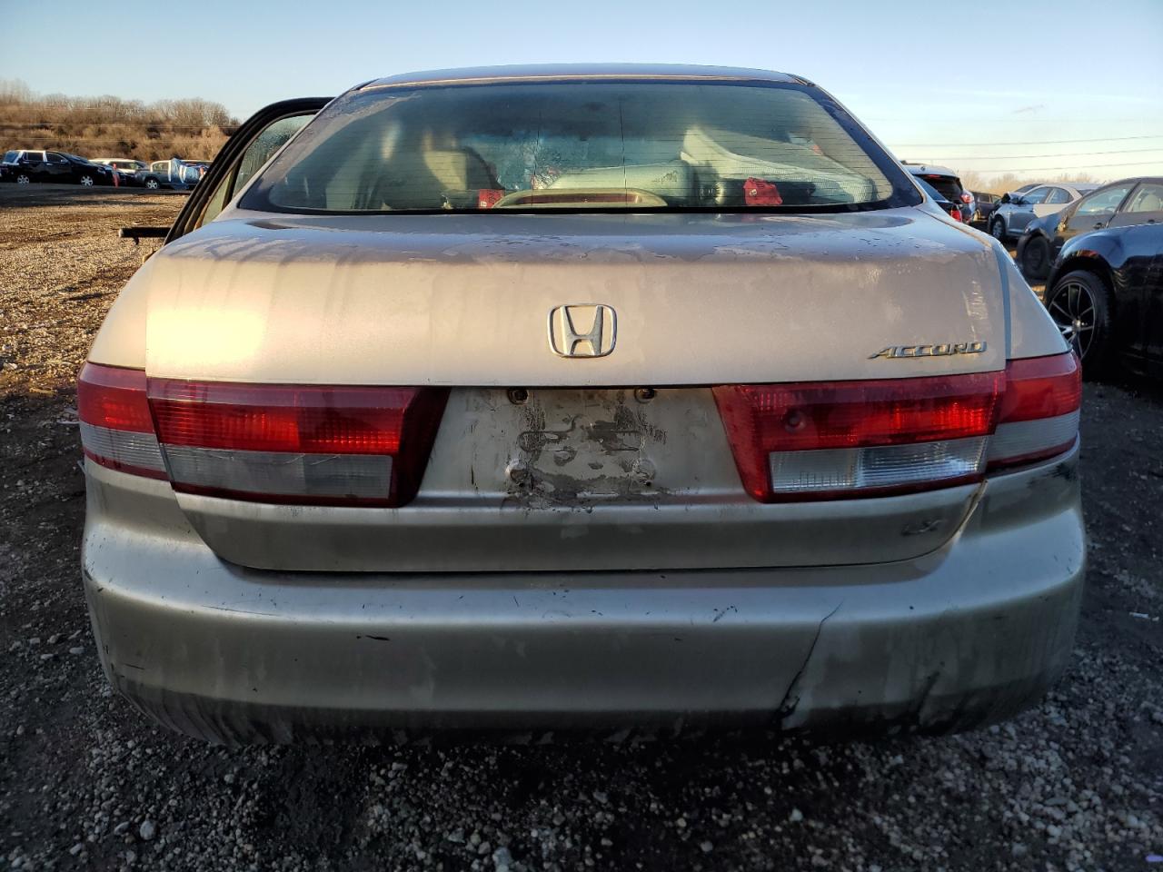 2003 Honda Accord Lx Tan vin: 1HGCM56363A147052