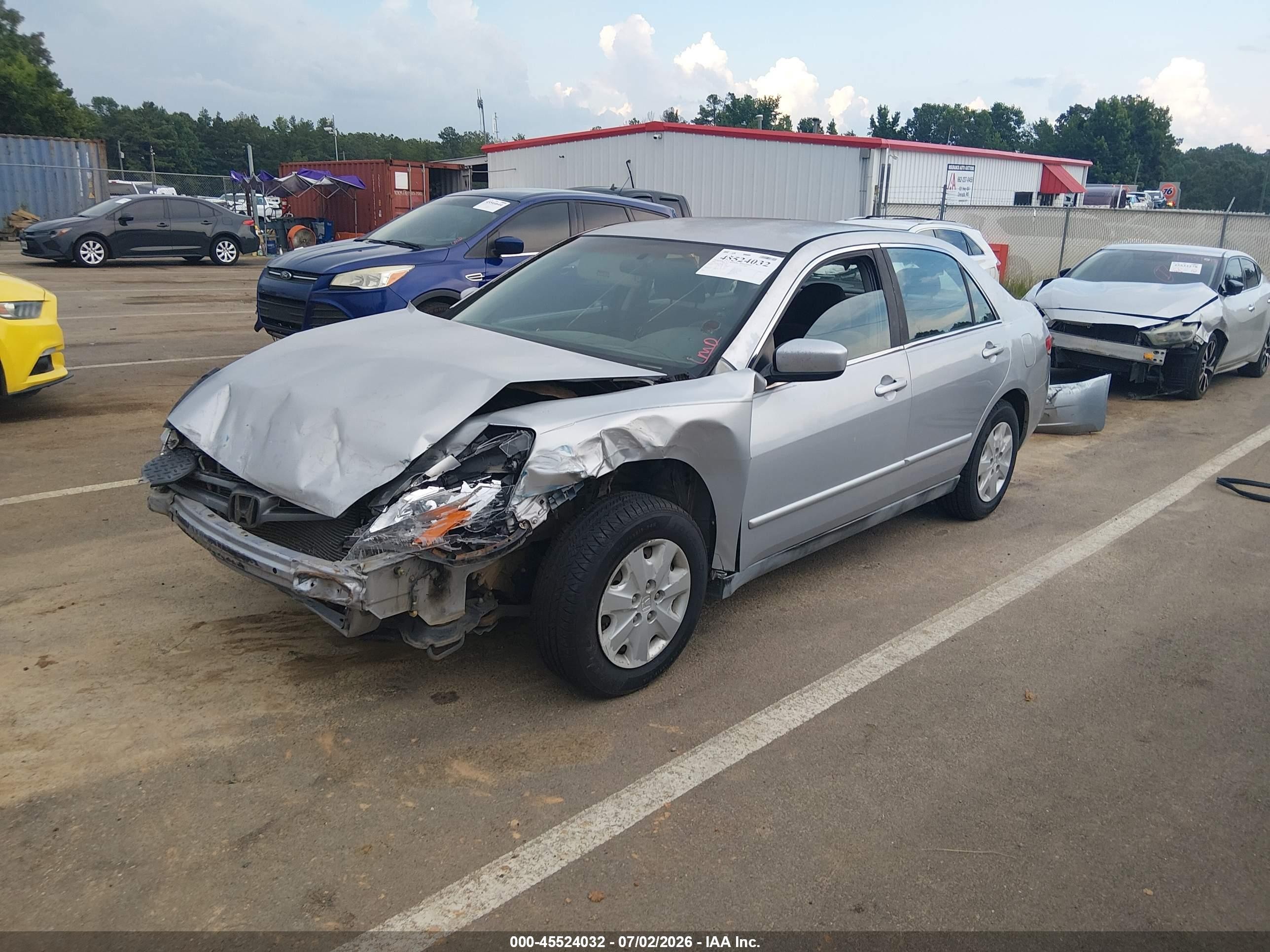 2004 Honda Accord 2.4 Lx Серебряный vin: 1HGCM56364A057952