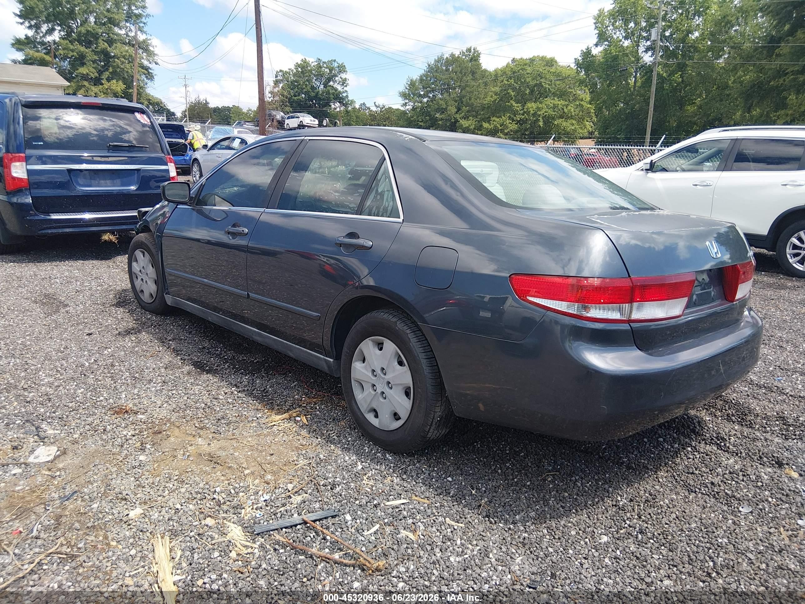 2004 Honda Accord 2.4 Lx Gray vin: 1HGCM56364A094368