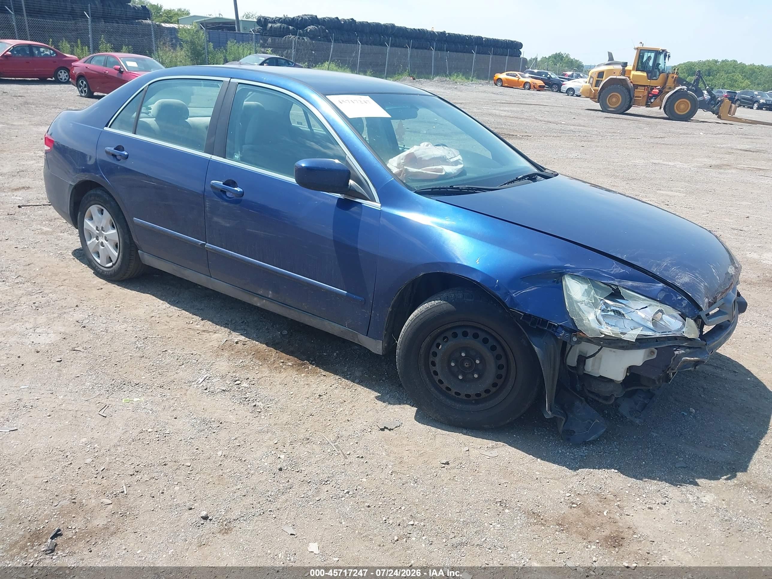 2004 Honda Accord 2.4 Lx Blue vin: 1HGCM56364A109192