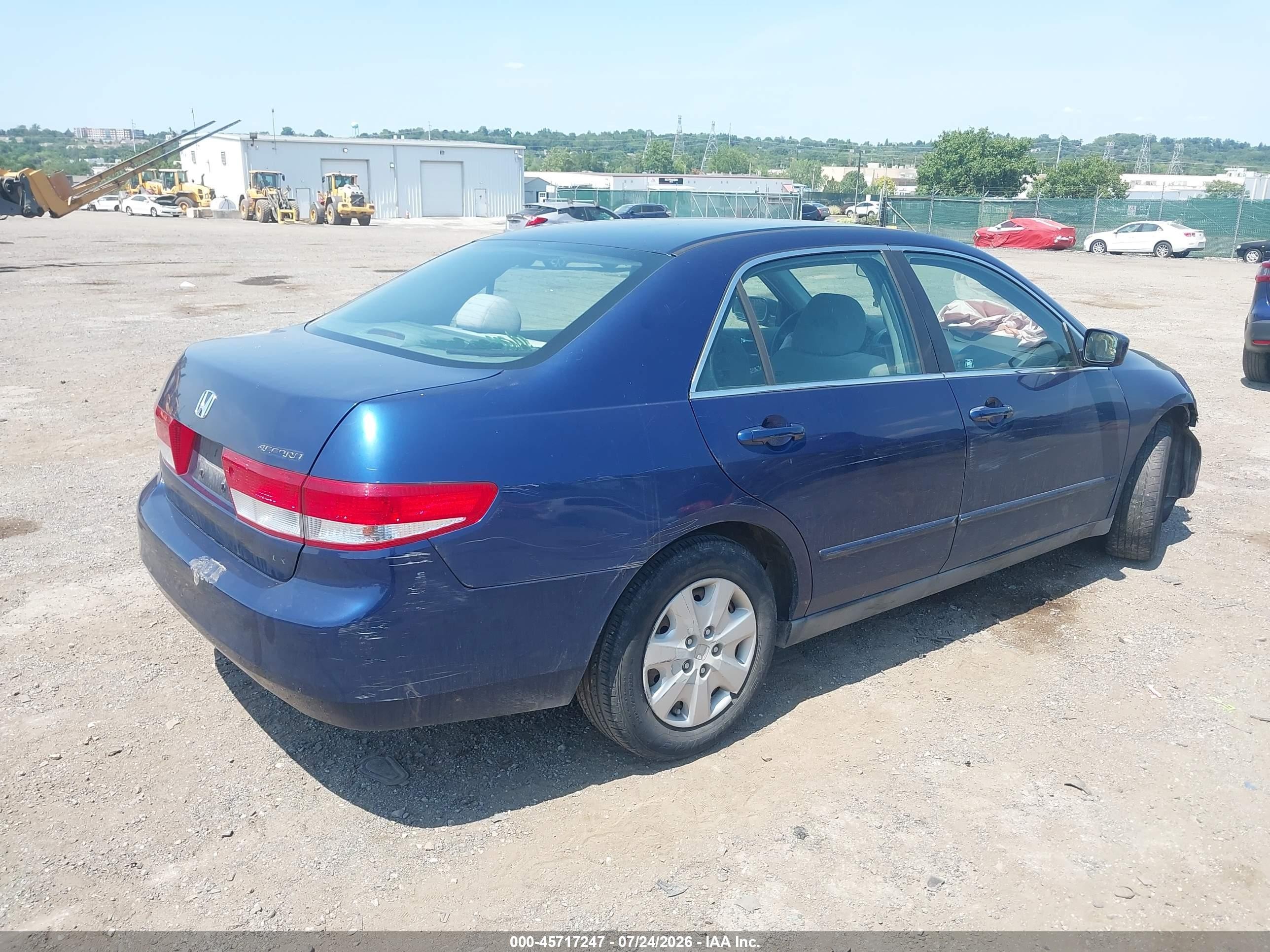 2004 Honda Accord 2.4 Lx Blue vin: 1HGCM56364A109192