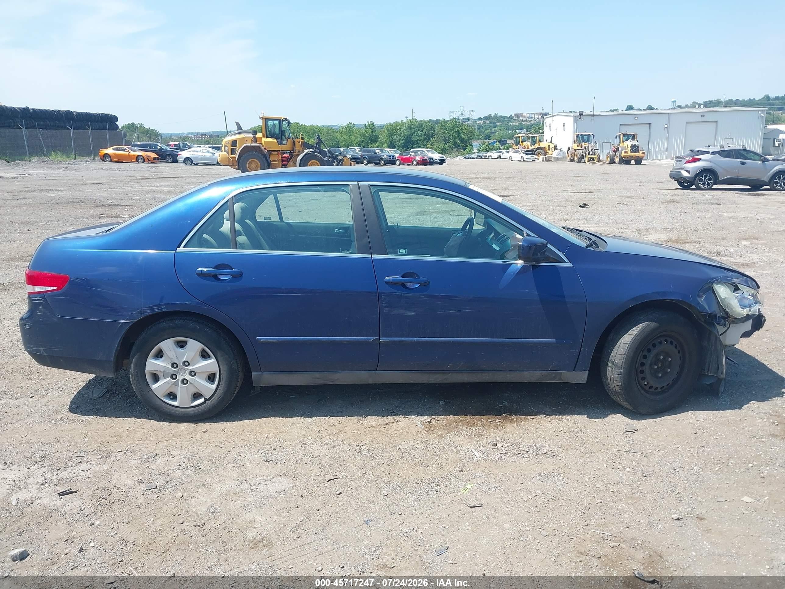 2004 Honda Accord 2.4 Lx Blue vin: 1HGCM56364A109192
