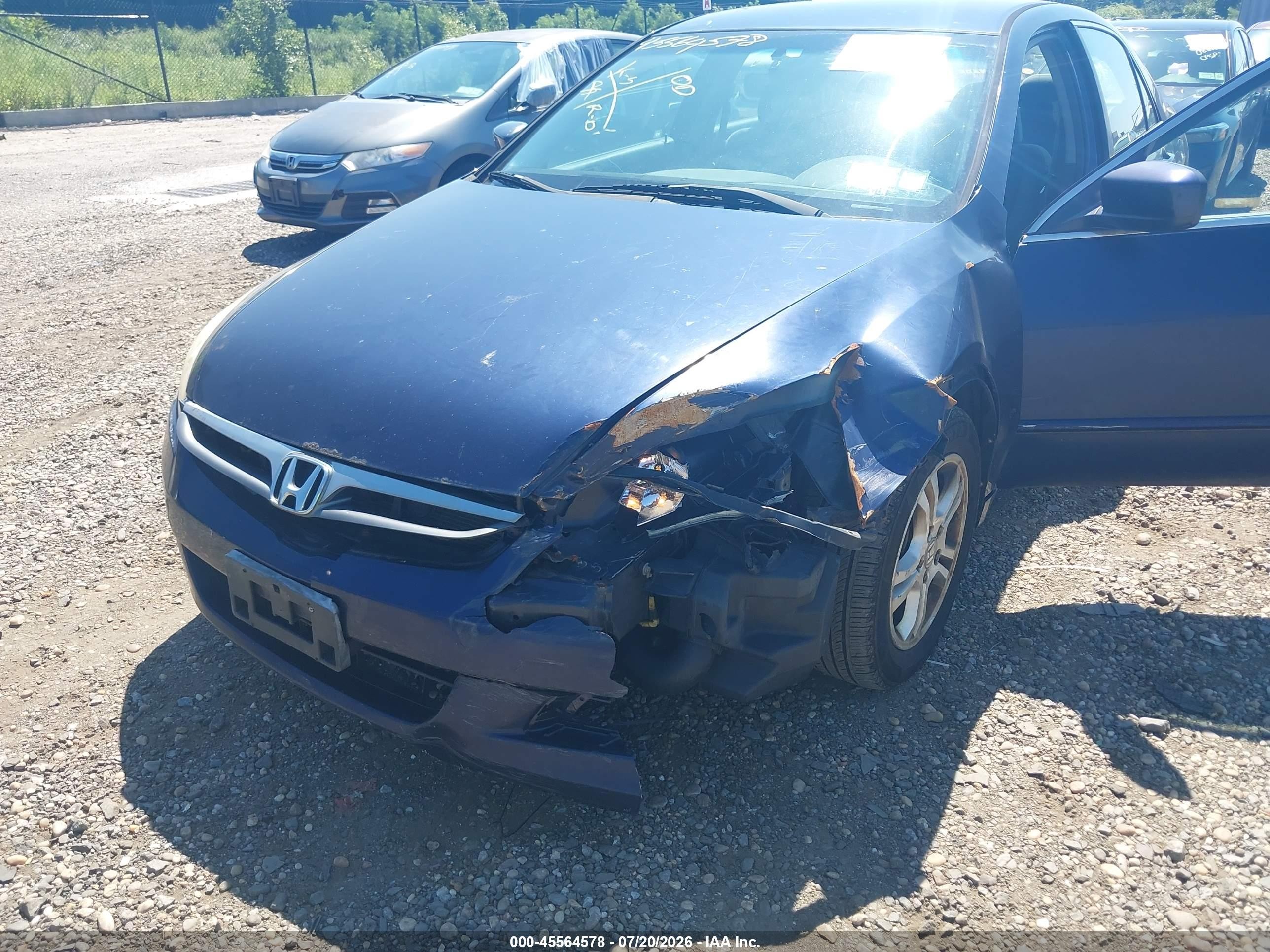 2006 Honda Accord 2.4 Se Серый vin: 1HGCM56366A016398