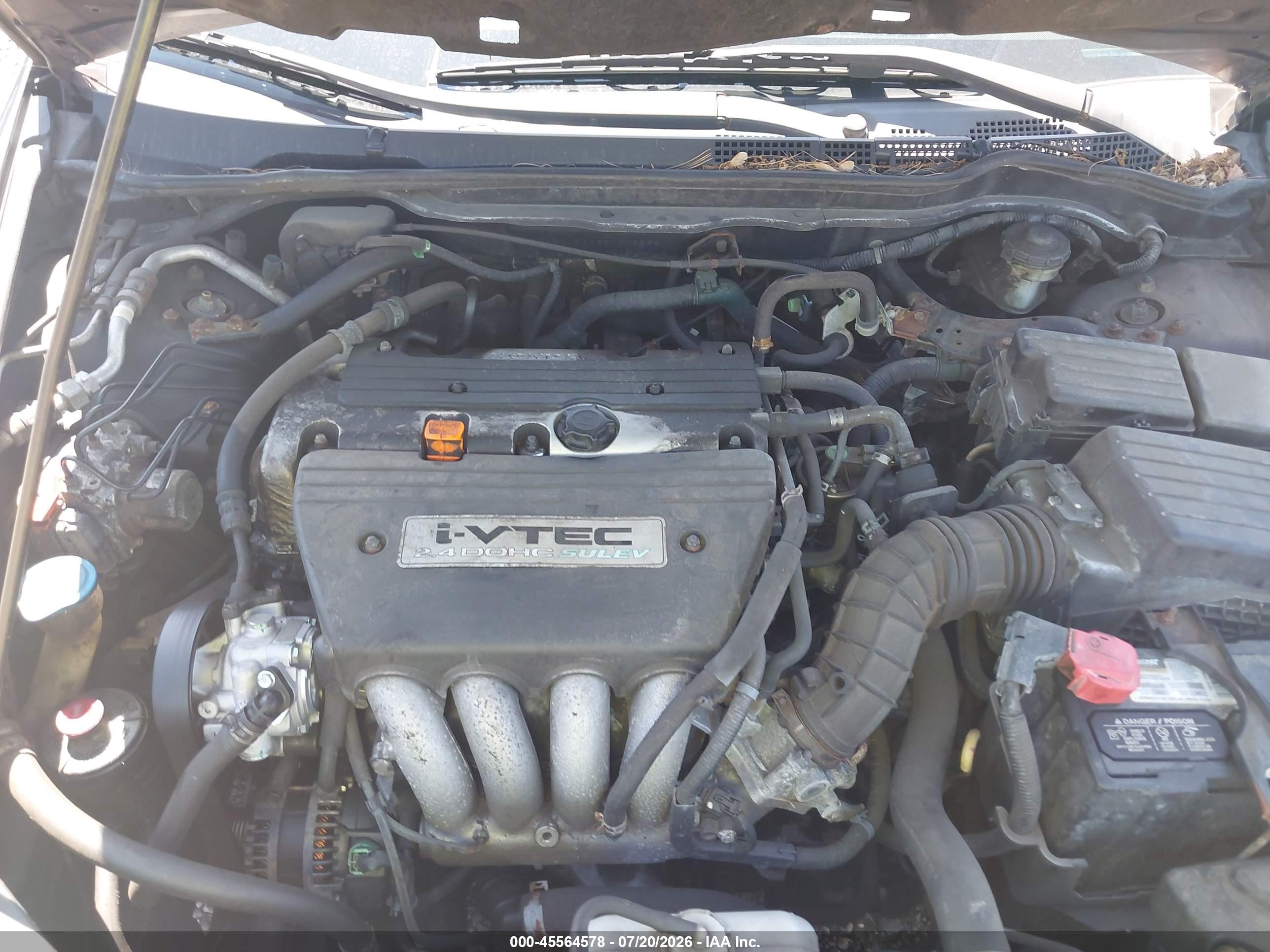 2006 Honda Accord 2.4 Se Серый vin: 1HGCM56366A016398
