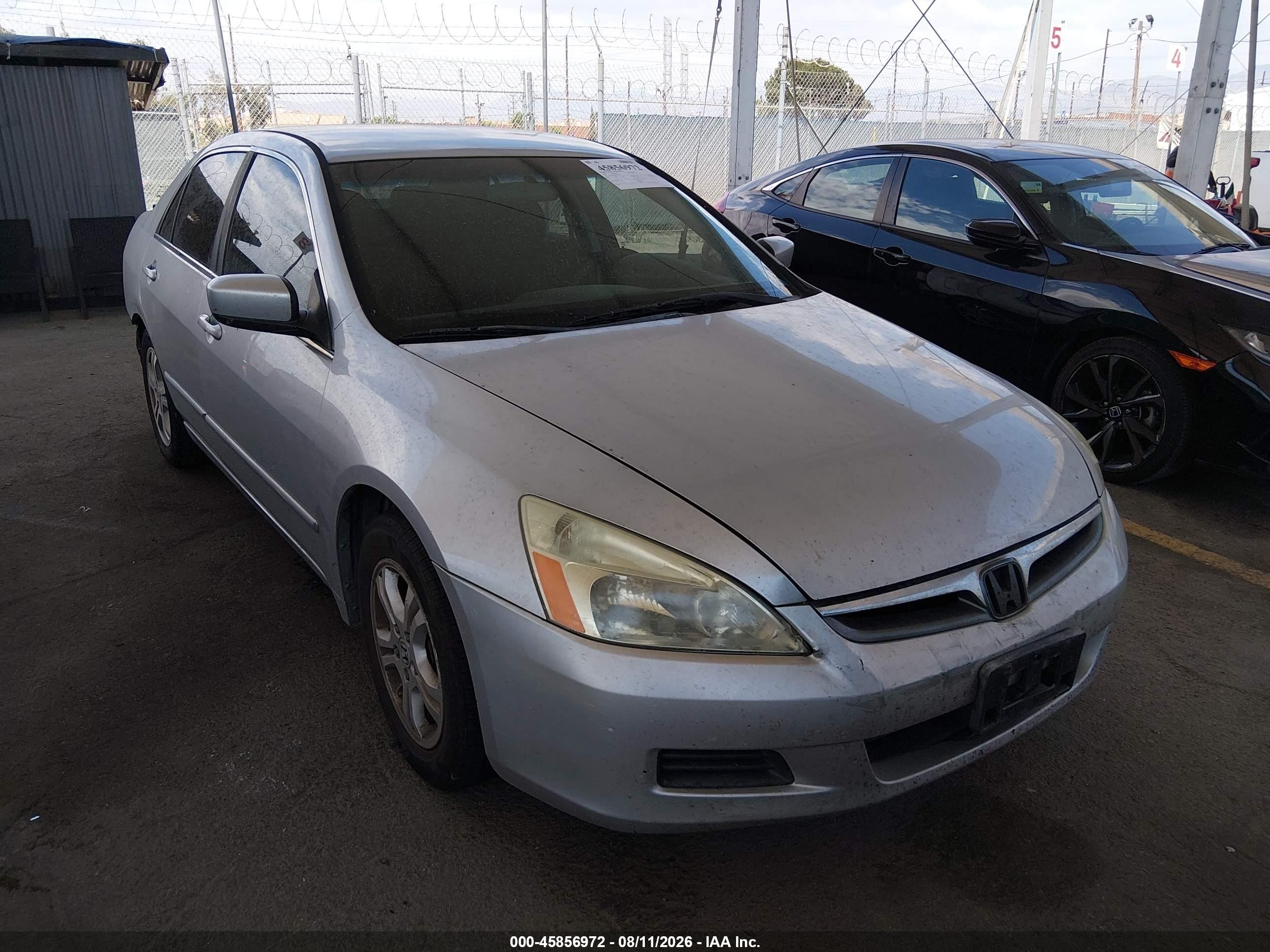 2006 Honda Accord 2.4 Se Silver vin: 1HGCM56366A057887