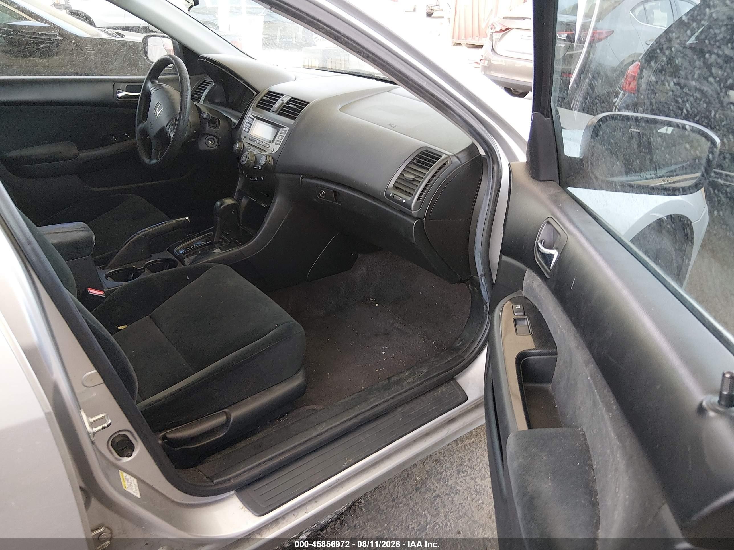 2006 Honda Accord 2.4 Se Silver vin: 1HGCM56366A057887