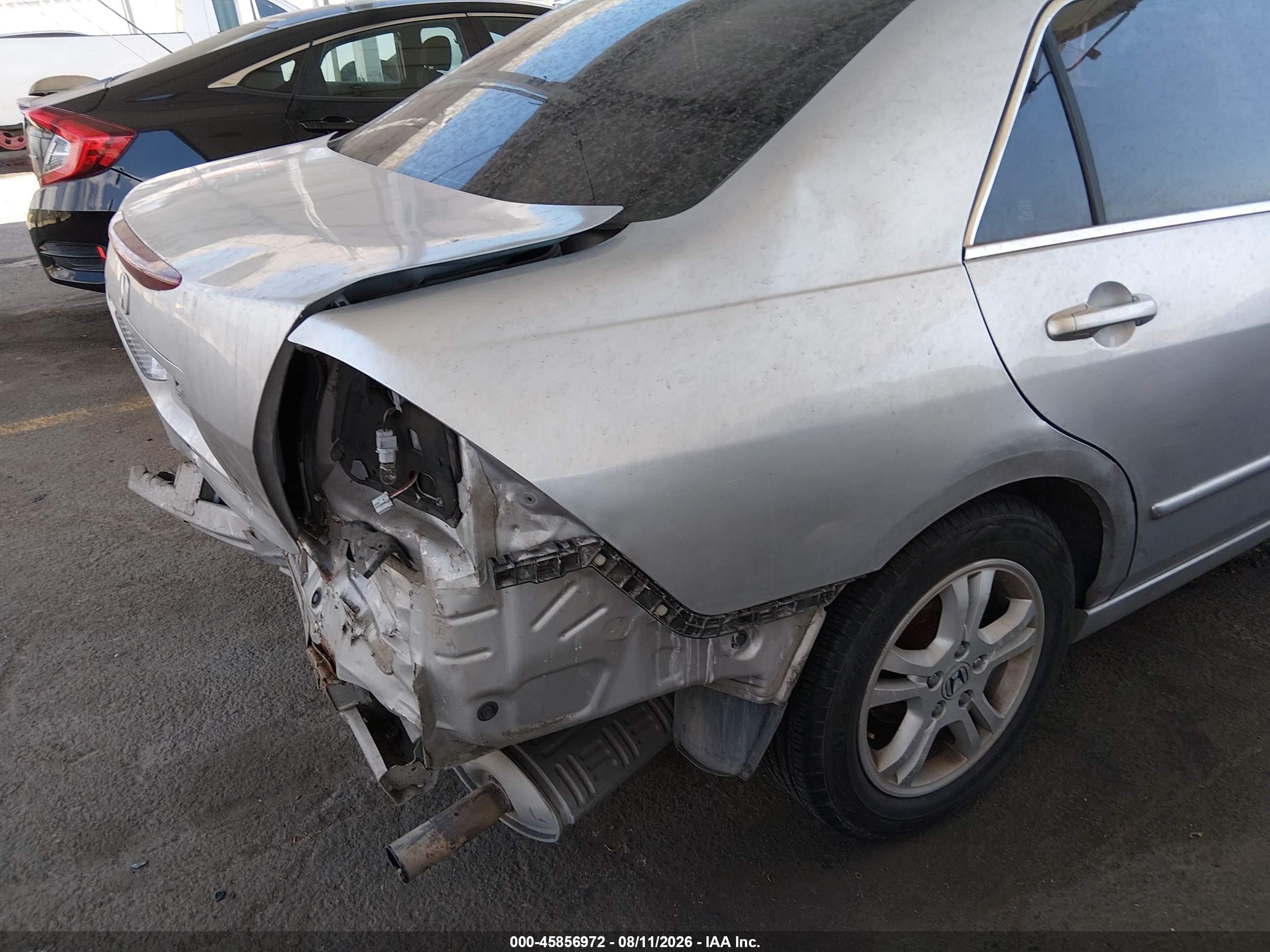2006 Honda Accord 2.4 Se Silver vin: 1HGCM56366A057887