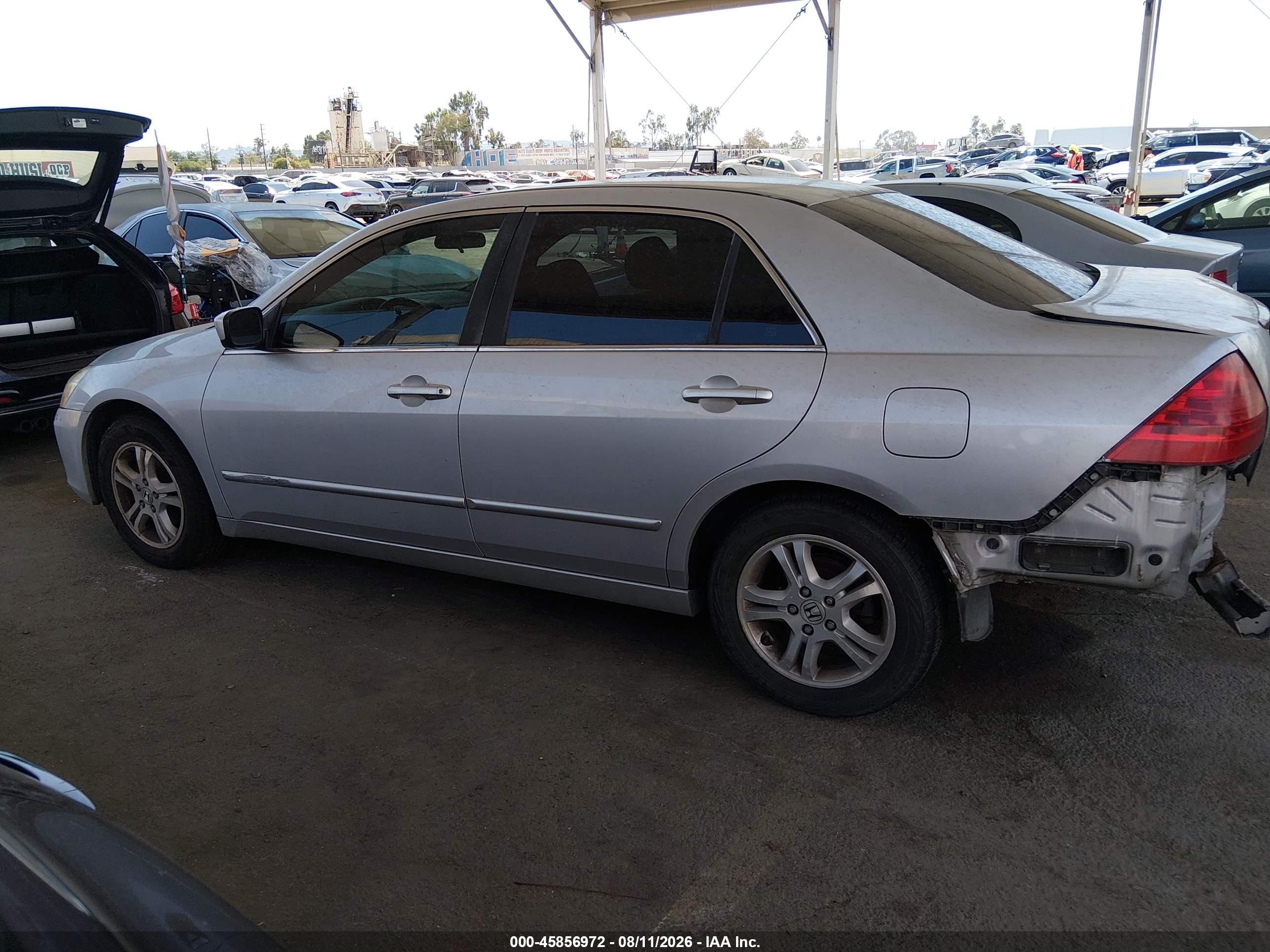 2006 Honda Accord 2.4 Se Silver vin: 1HGCM56366A057887