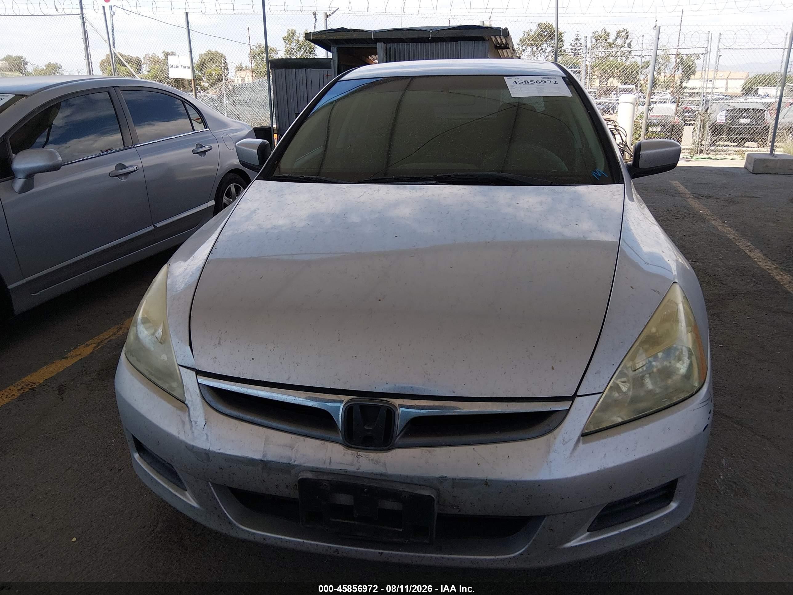 2006 Honda Accord 2.4 Se Silver vin: 1HGCM56366A057887