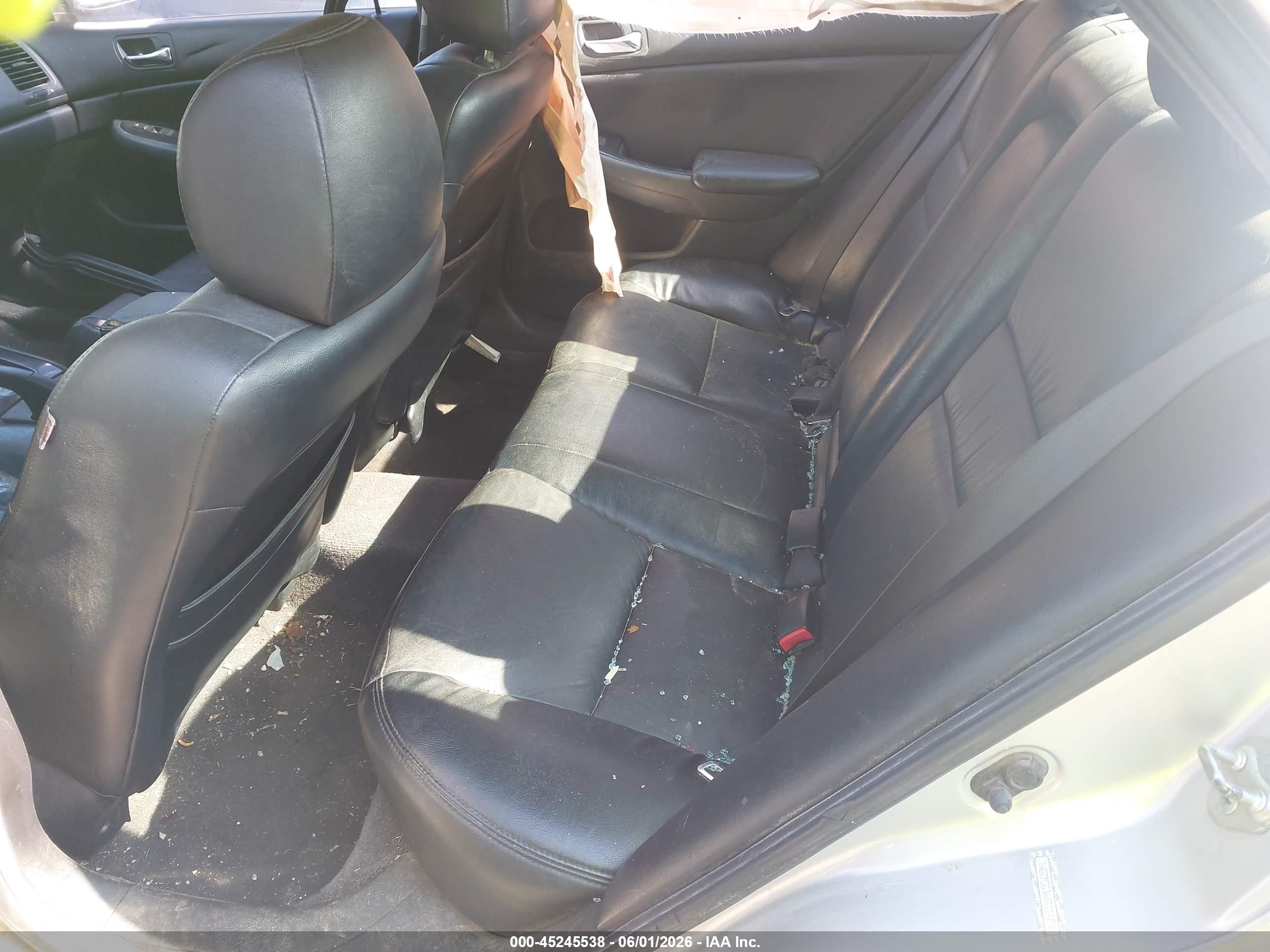 2006 Honda Accord 2.4 Se Silver vin: 1HGCM56366A114072