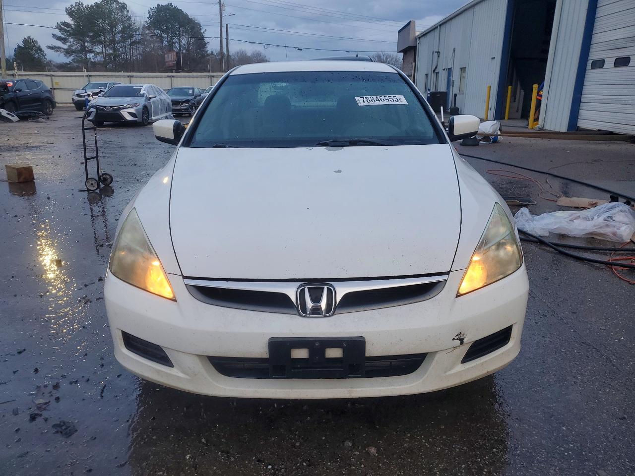 2006 Honda Accord Se Белый vin: 1HGCM56366A151641