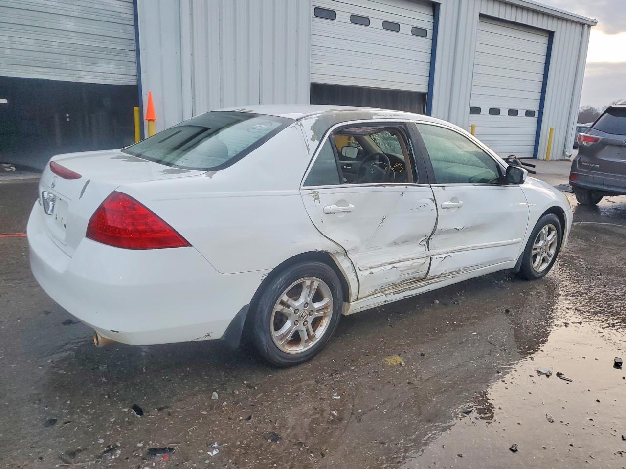 2006 Honda Accord Se Белый vin: 1HGCM56366A151641