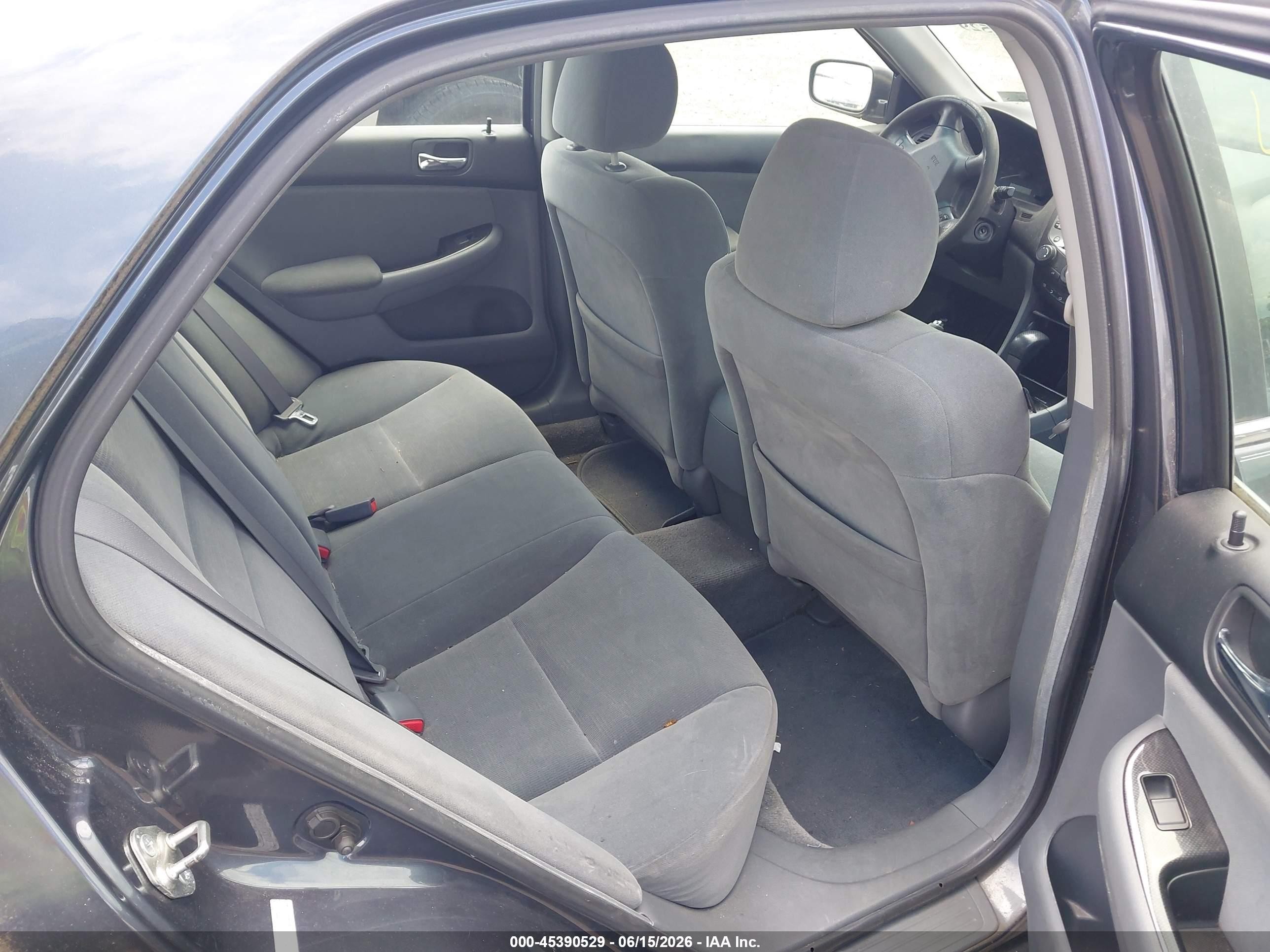 2006 Honda Accord 2.4 Se Серый vin: 1HGCM56366A175535