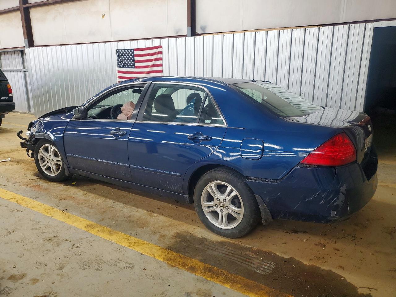 2006 Honda Accord Se Blue vin: 1HGCM56366A178676