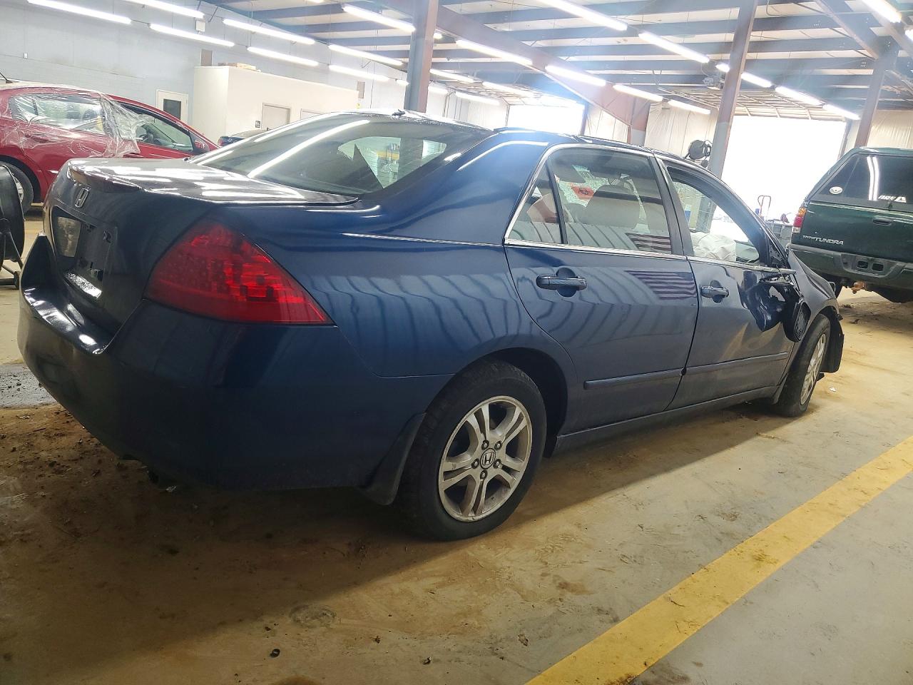 2006 Honda Accord Se Blue vin: 1HGCM56366A178676