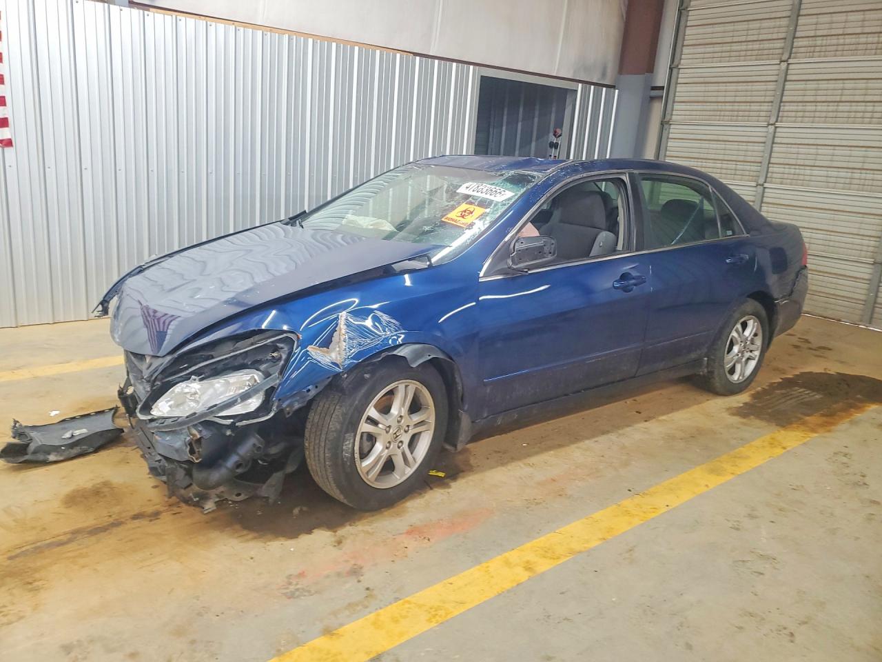 2006 Honda Accord Se Blue vin: 1HGCM56366A178676