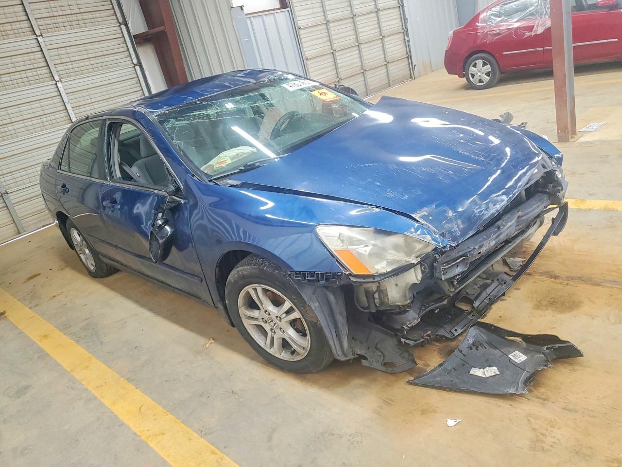2006 Honda Accord Se Blue vin: 1HGCM56366A178676