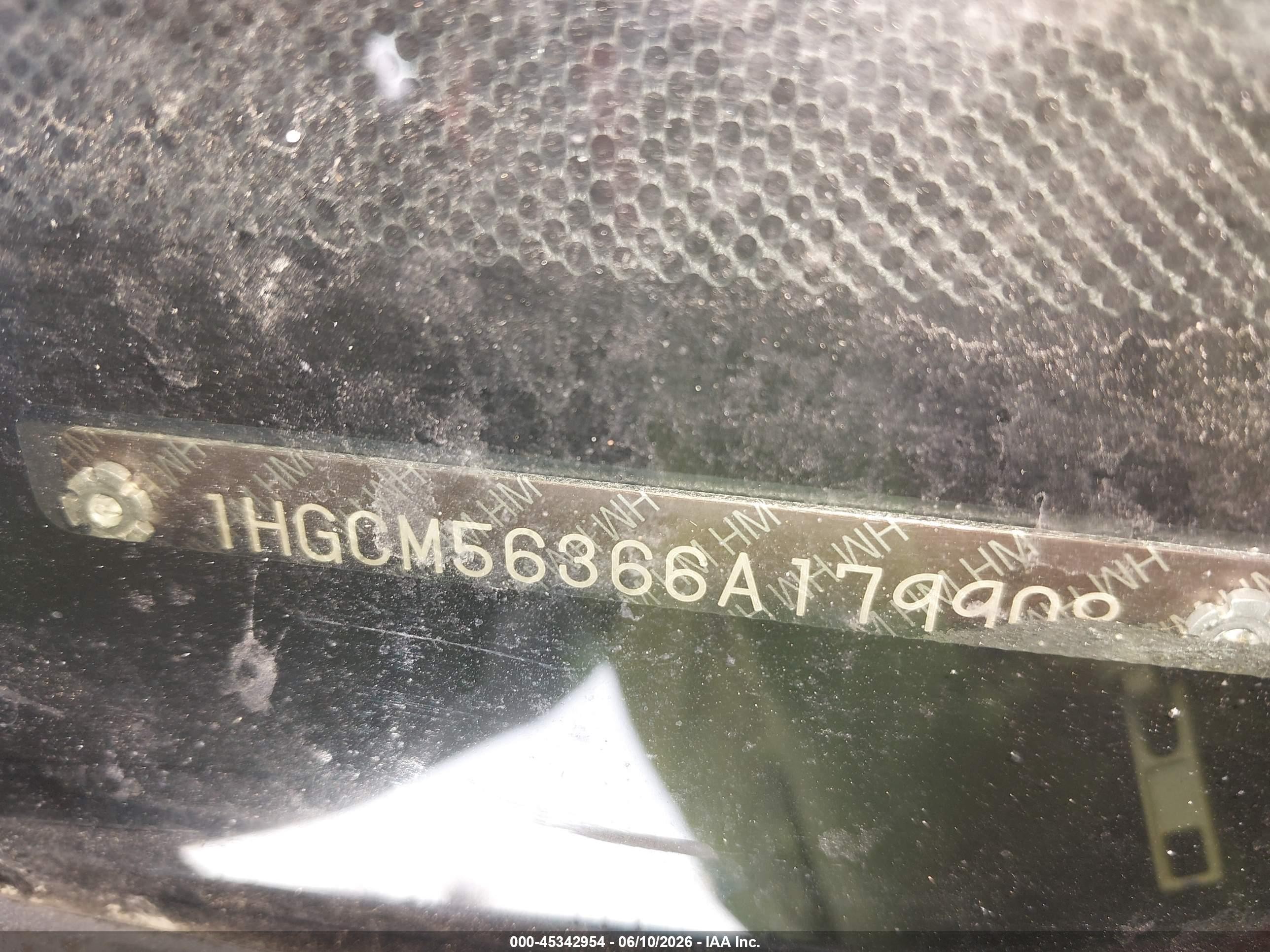 2006 Honda Accord 2.4 Se Gray vin: 1HGCM56366A179908
