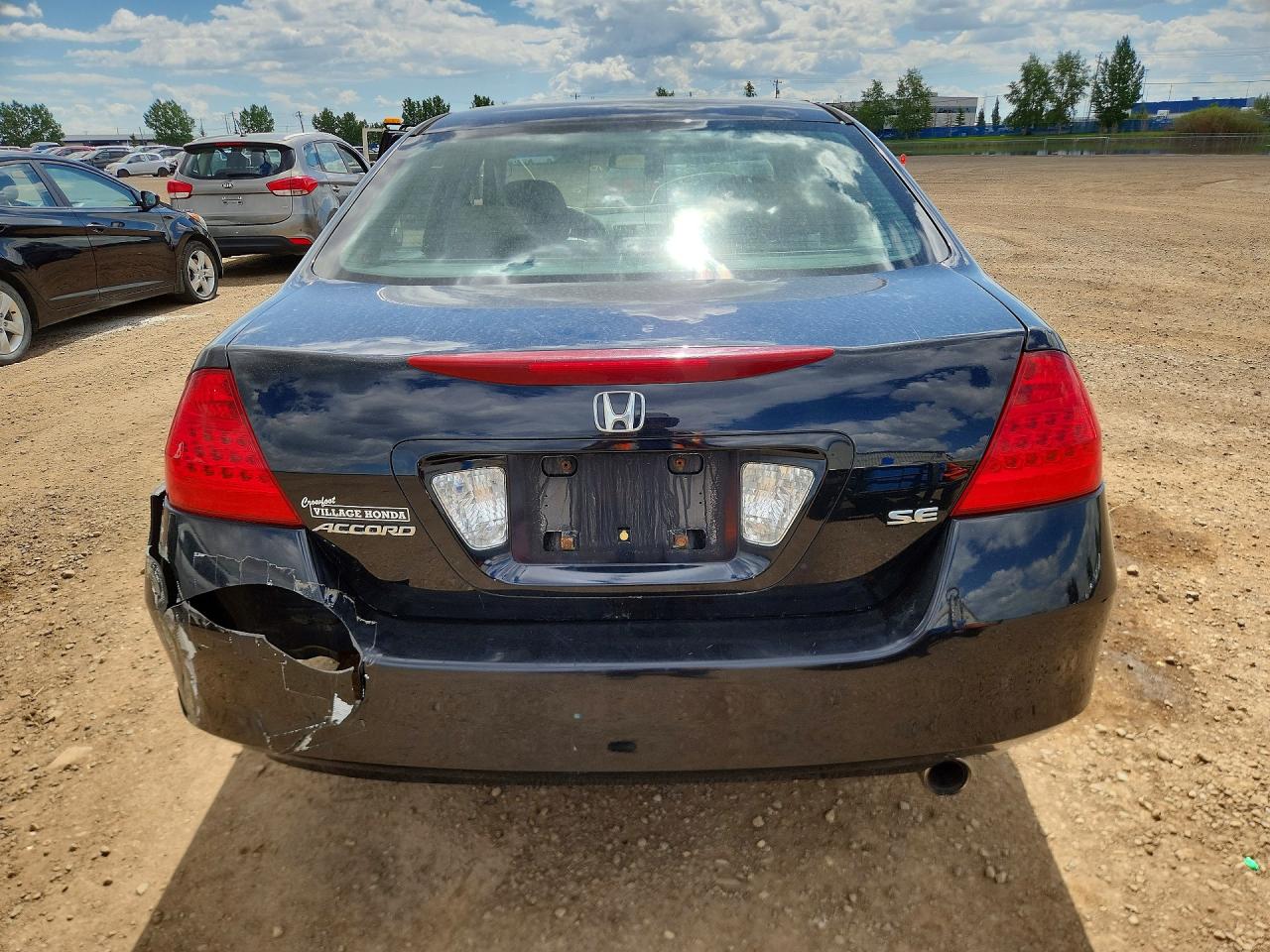 2006 Honda Accord Se Black vin: 1HGCM56366A812147