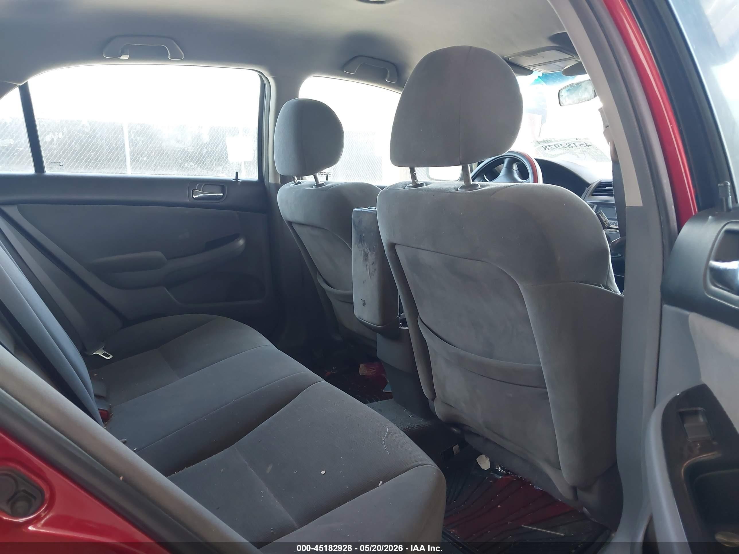 2007 Honda Accord 2.4 Se Red vin: 1HGCM56367A024678