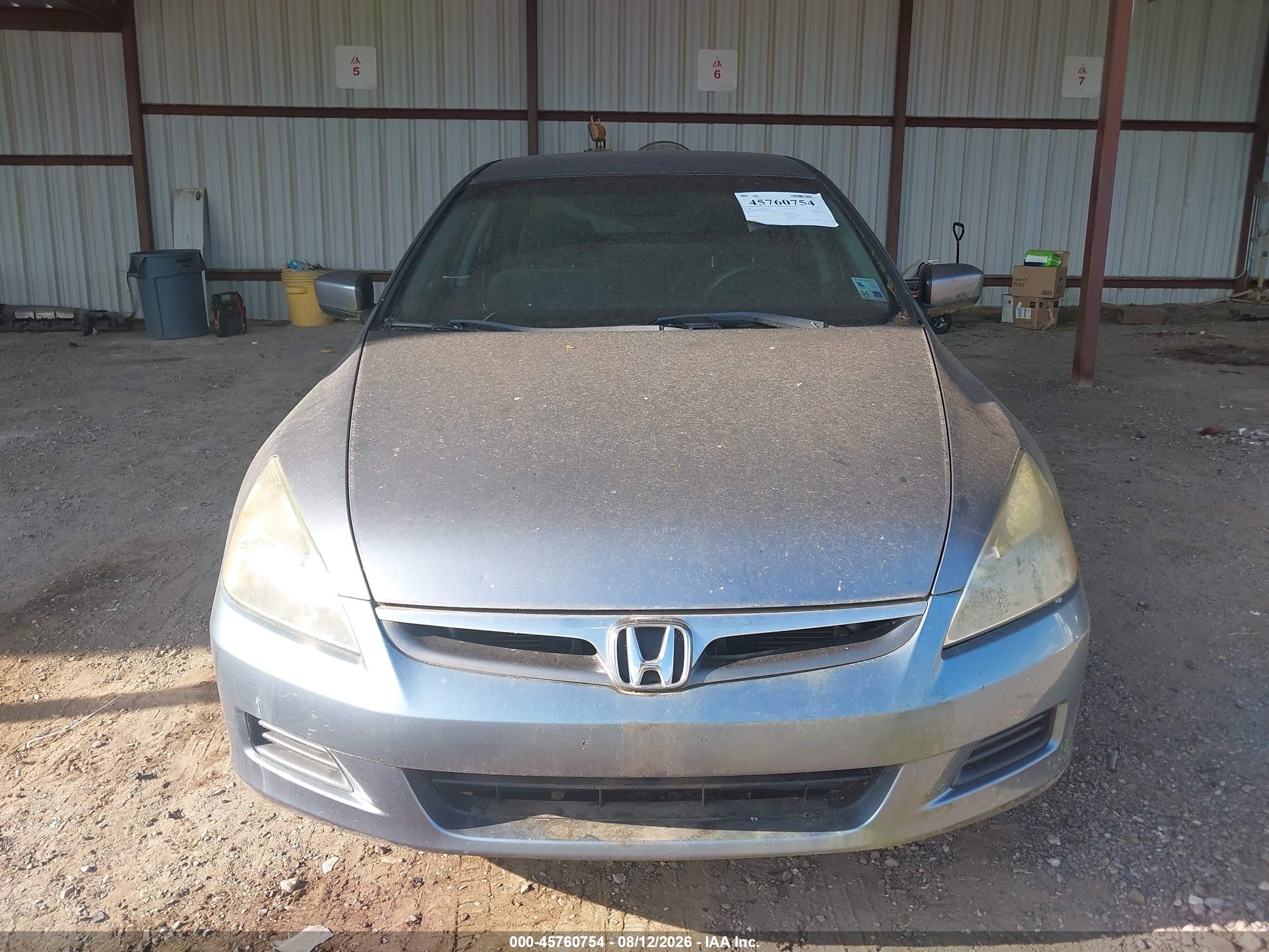 2007 Honda Accord 2.4 Se Blue vin: 1HGCM56367A054702