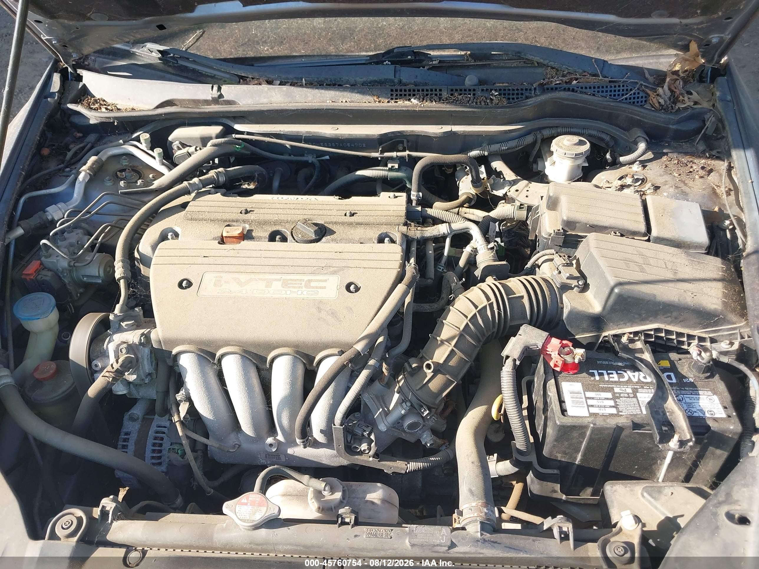 2007 Honda Accord 2.4 Se Blue vin: 1HGCM56367A054702