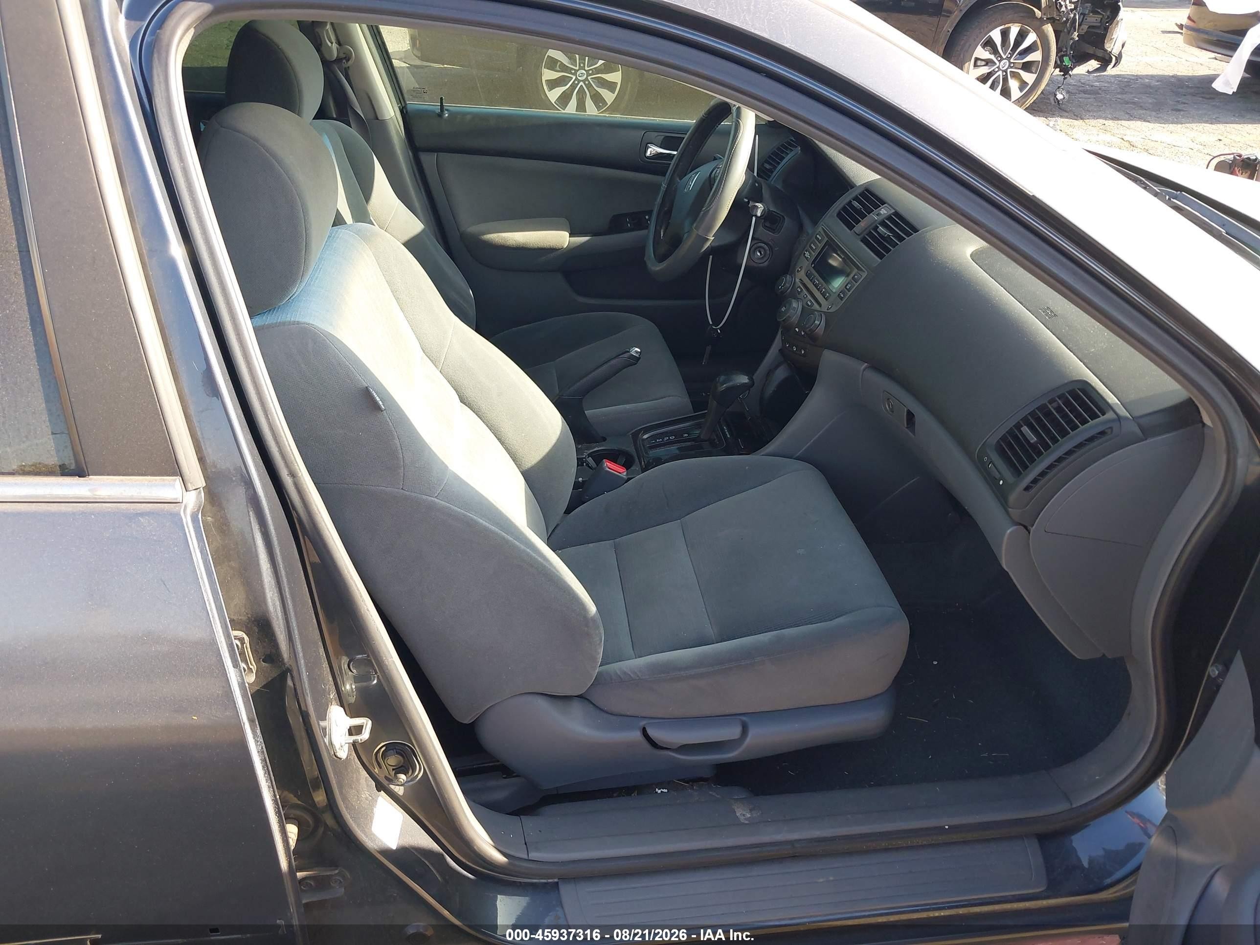 2007 Honda Accord 2.4 Se Gray vin: 1HGCM56367A116857