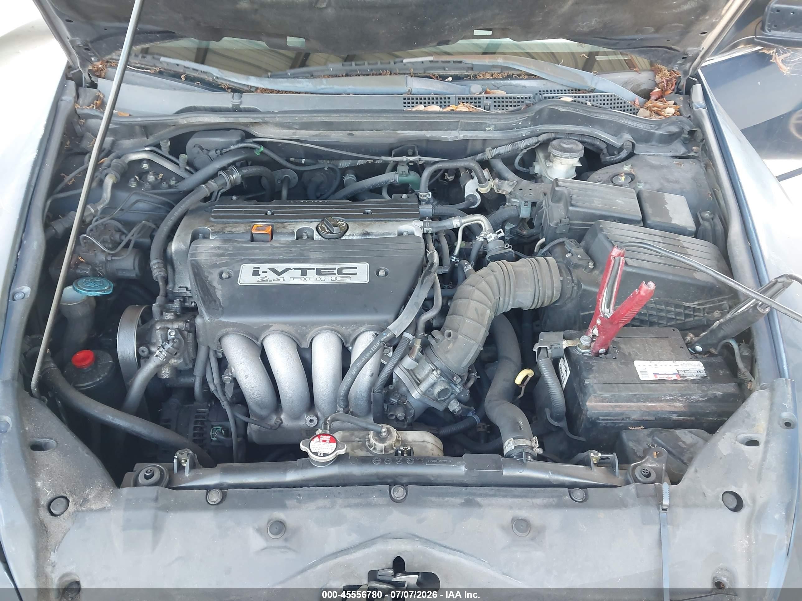 2007 Honda Accord 2.4 Se Blue vin: 1HGCM56367A181286