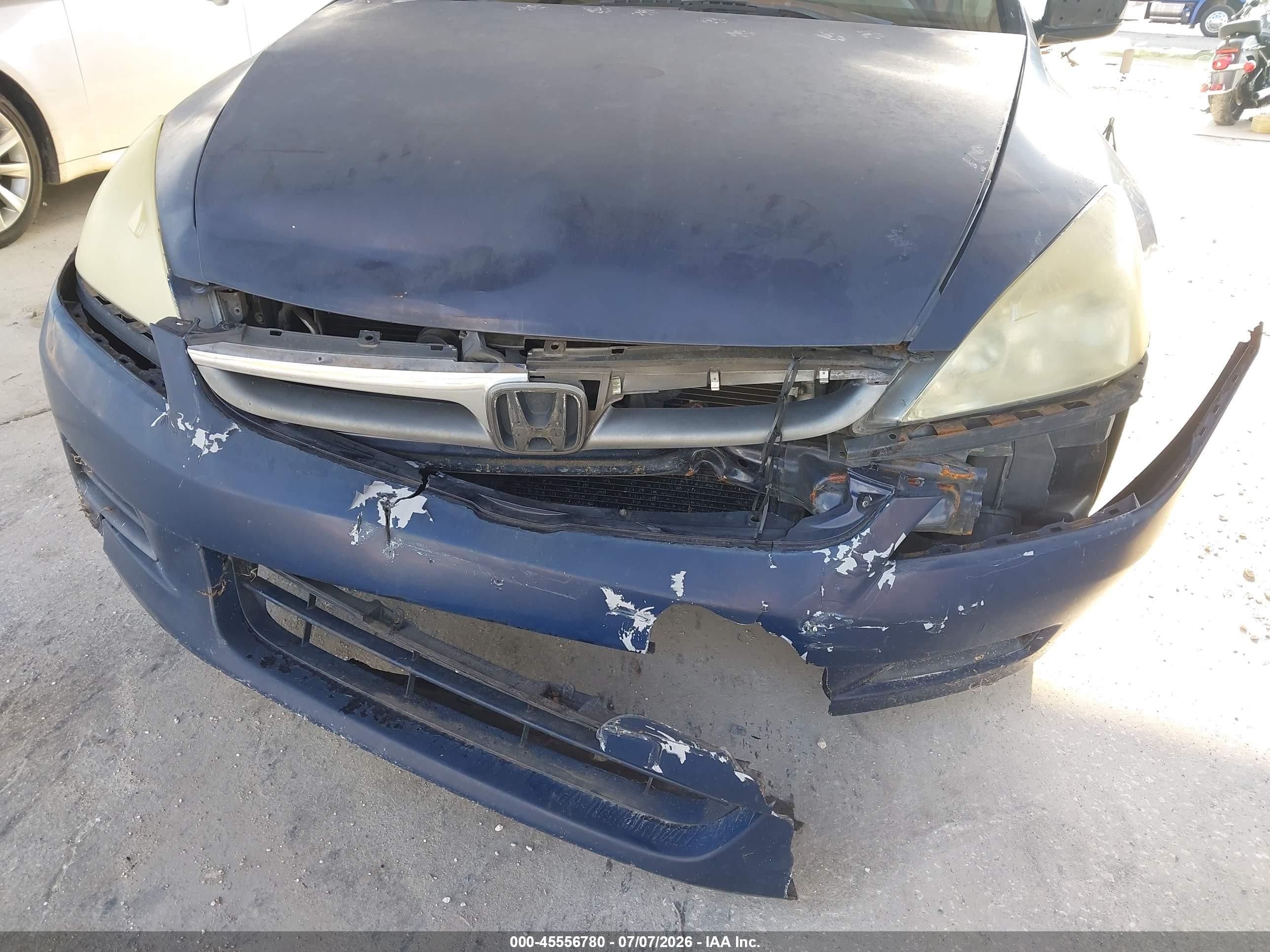 2007 Honda Accord 2.4 Se Blue vin: 1HGCM56367A181286