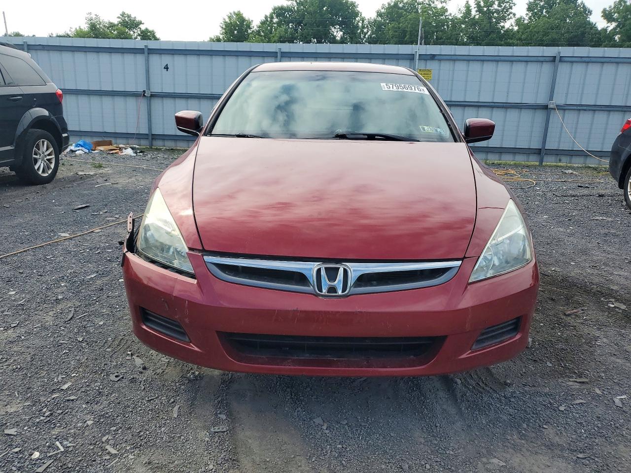 2007 Honda Accord Se Красный vin: 1HGCM56367A184138