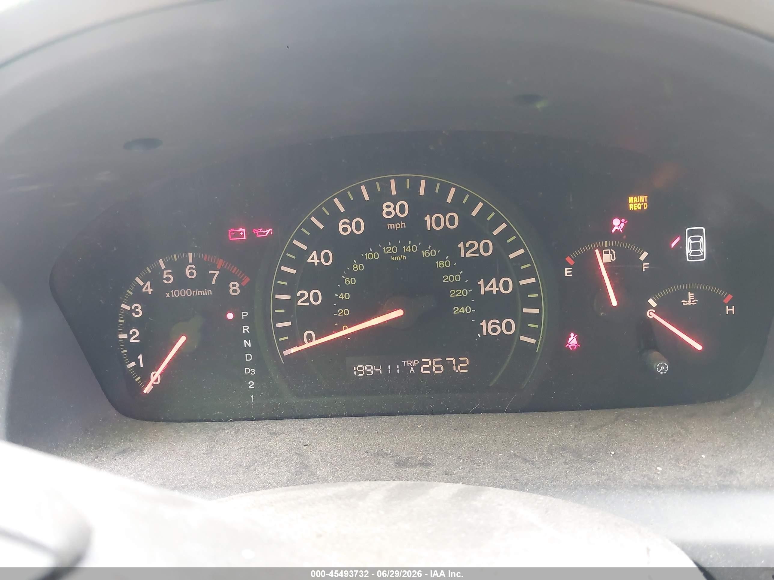 2003 Honda Accord 2.4 Lx Beige vin: 1HGCM56373A031522