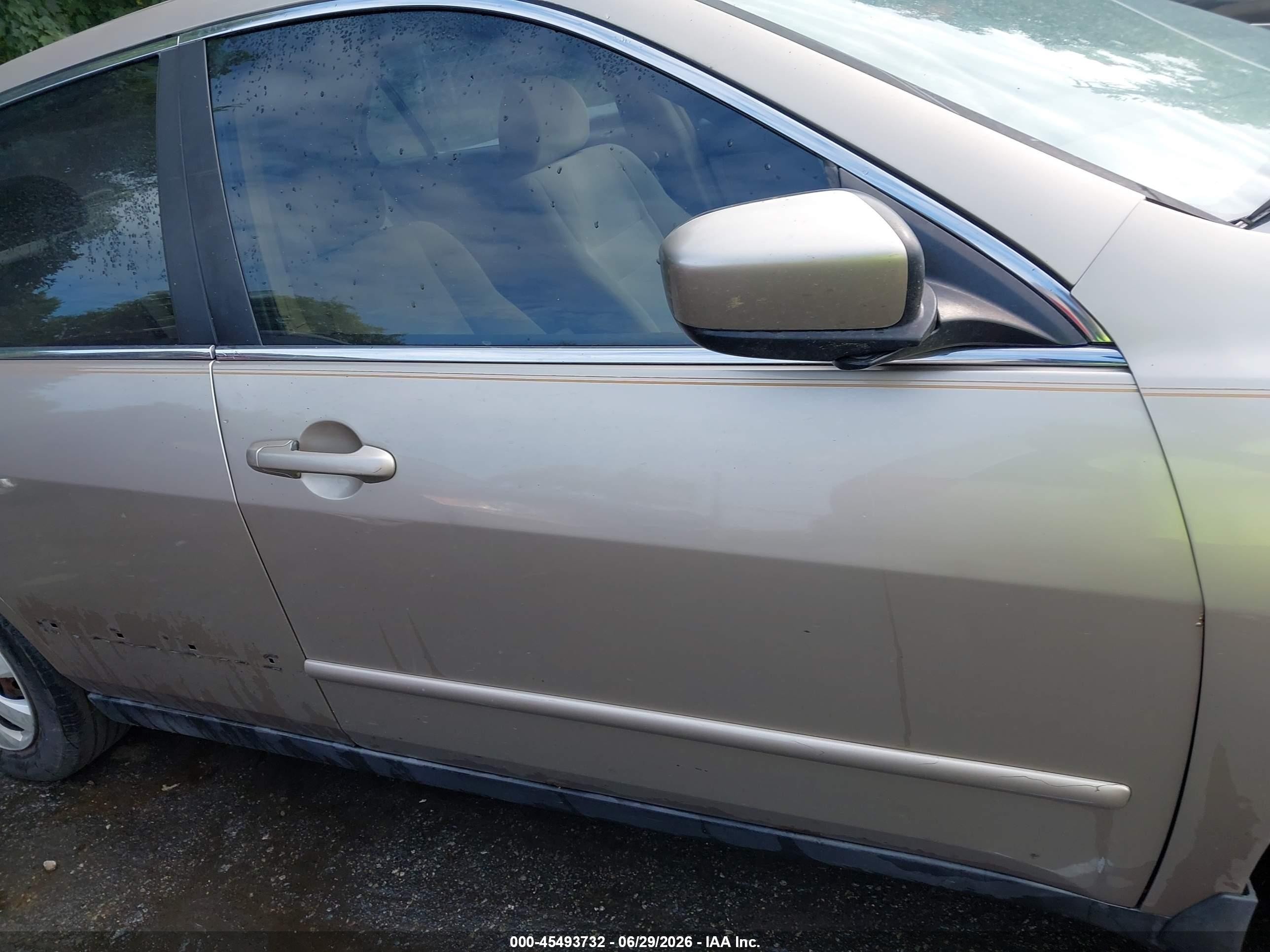 2003 Honda Accord 2.4 Lx Beige vin: 1HGCM56373A031522