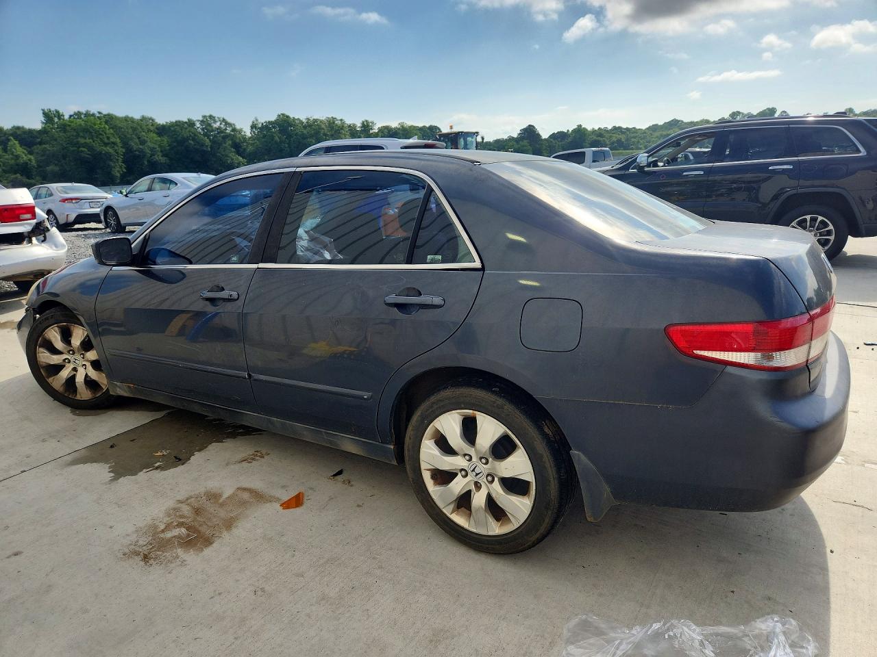 2003 Honda Accord Lx Blue vin: 1HGCM56373A096595