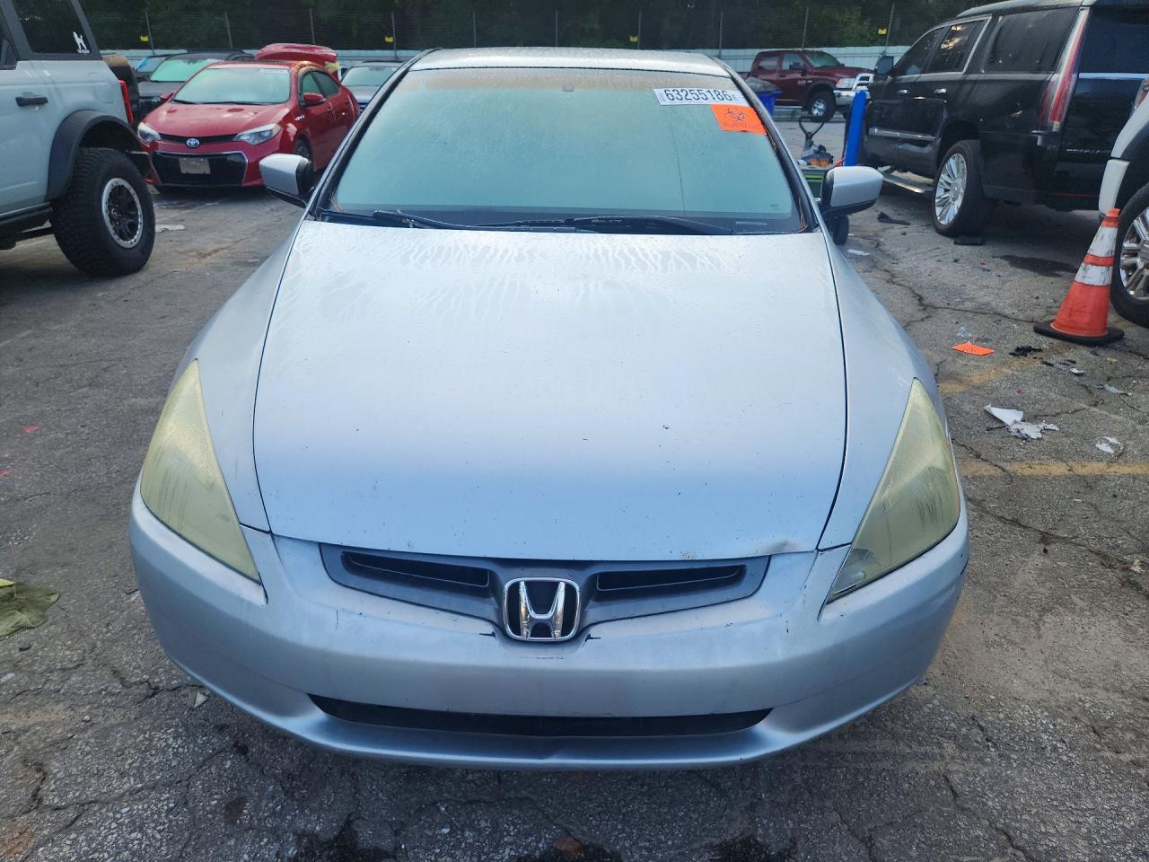 2003 Honda Accord Lx Silver vin: 1HGCM56373A143950