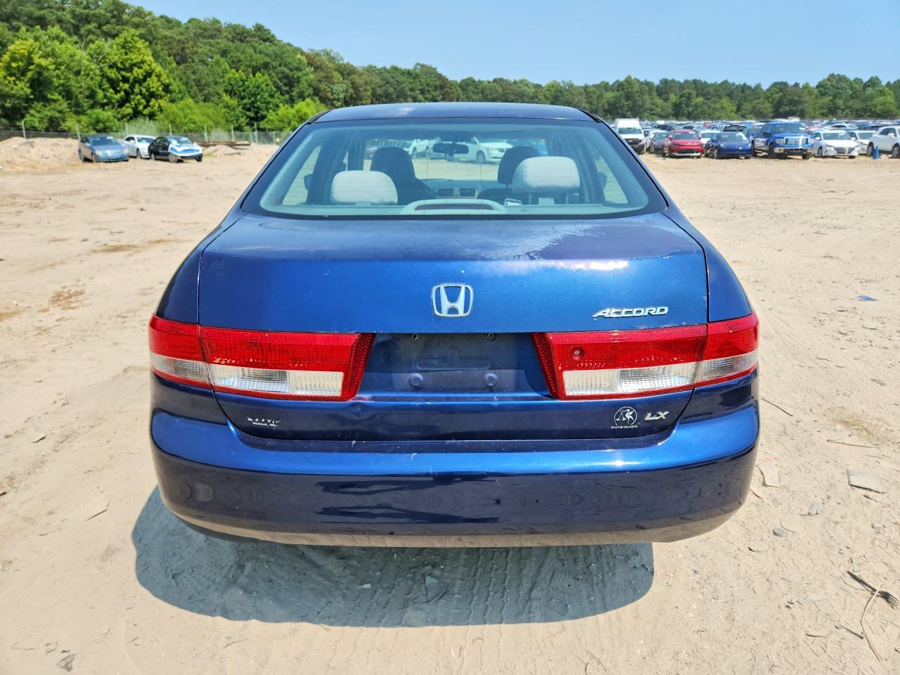 2004 Honda Accord Lx Blue vin: 1HGCM56374A059595