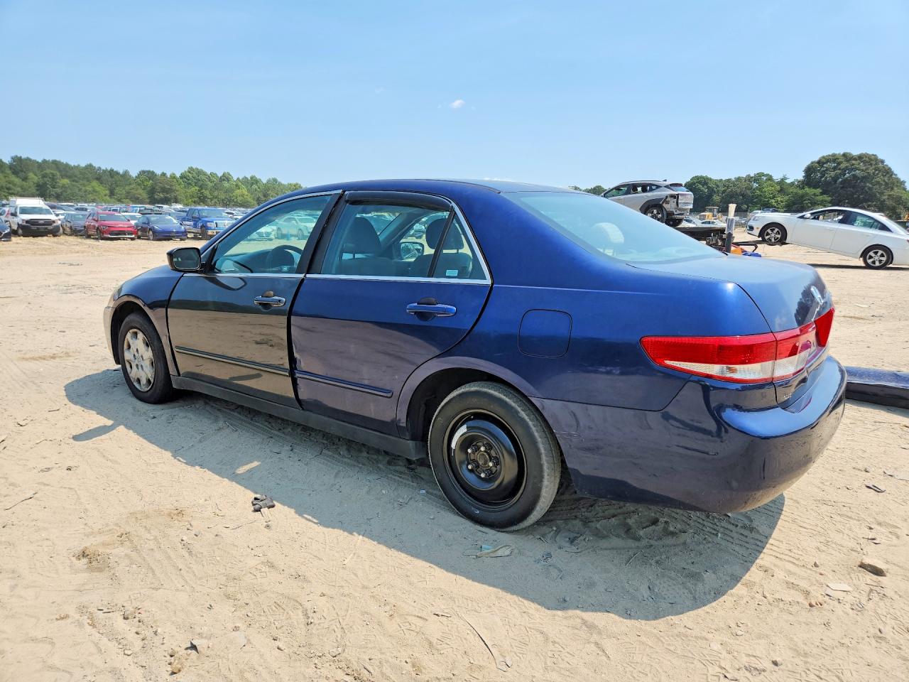 2004 Honda Accord Lx Blue vin: 1HGCM56374A059595