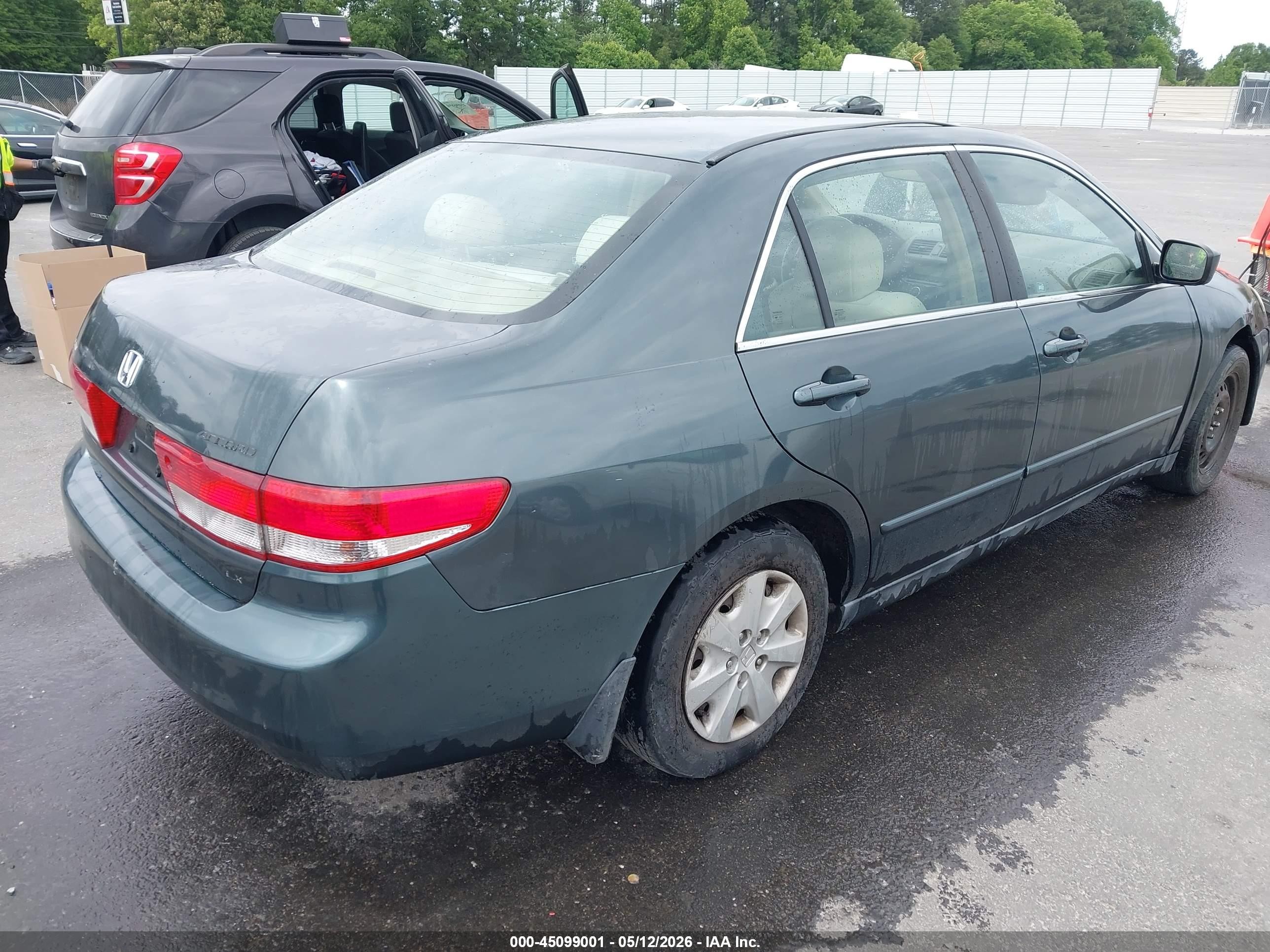 2004 Honda Accord 2.4 Lx Green vin: 1HGCM56374A064778